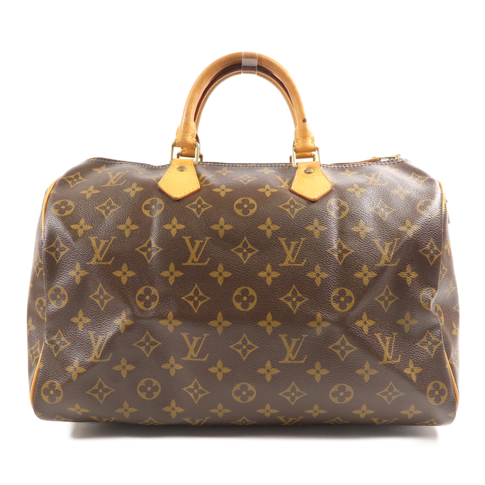 LOUIS VUITTON LV GHW Speedy 35 Hand Bag M41107 Monogram Brown