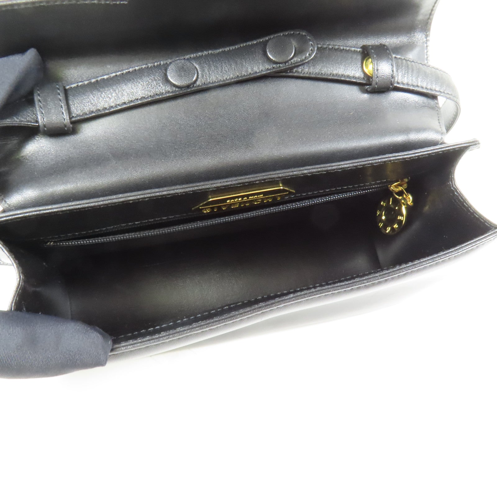 GIVENCHY 牛皮皮革2way Shoulder Bag金扣手挽肩背兩用袋