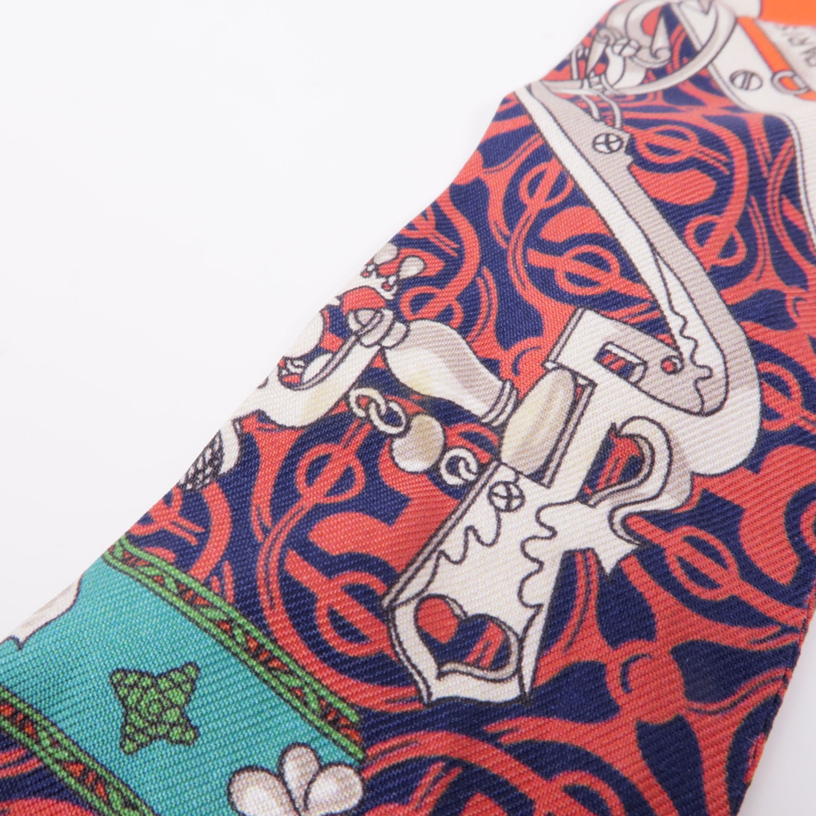 HERMES 絲質Twilly絲巾