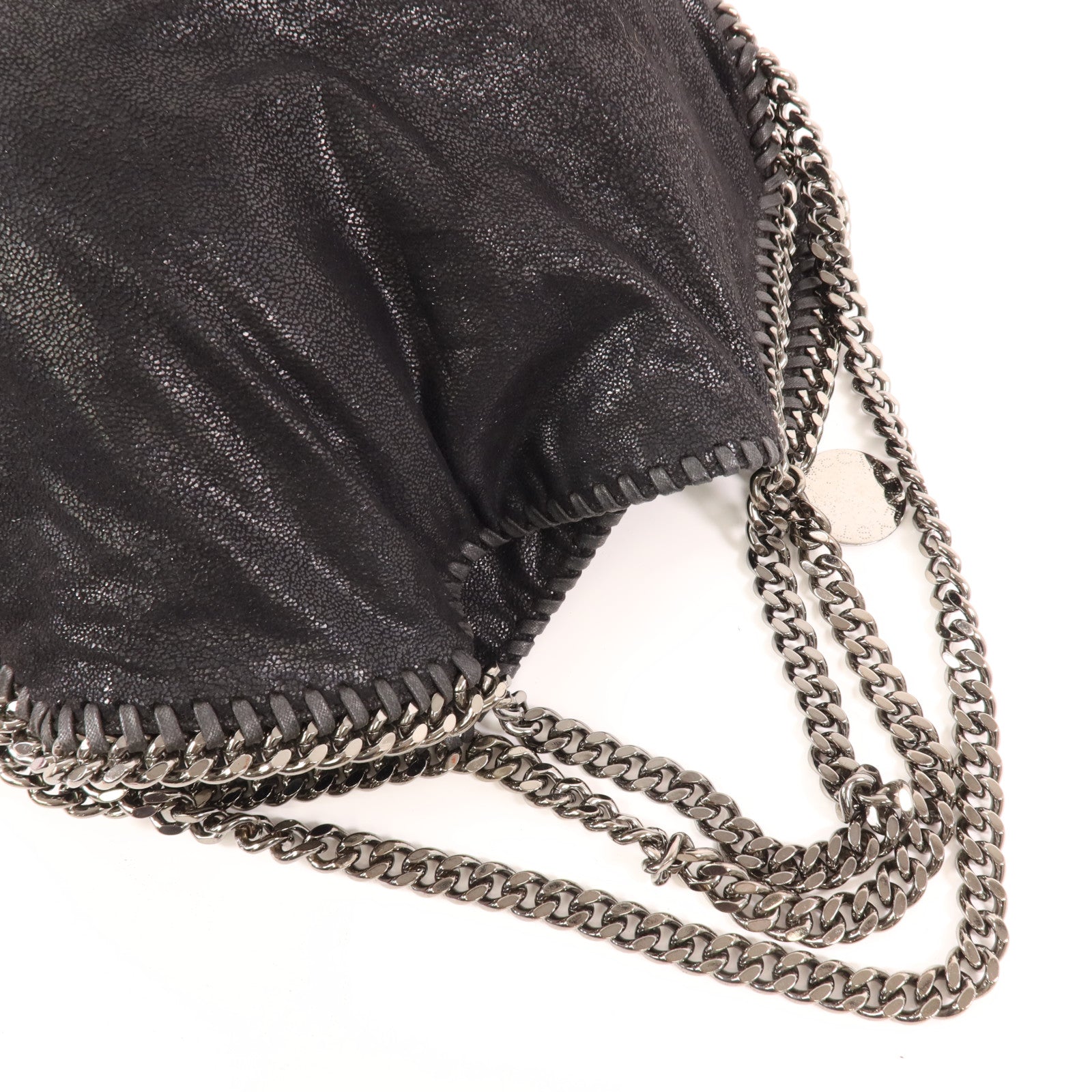 Stella McCartney 聚酯纖維2 Way Shoulder Bag銀扣手挽肩背兩用袋