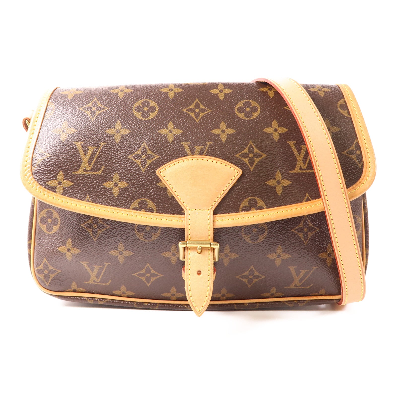 LOUIS VUITTON Monogram Sologne金扣肩背袋