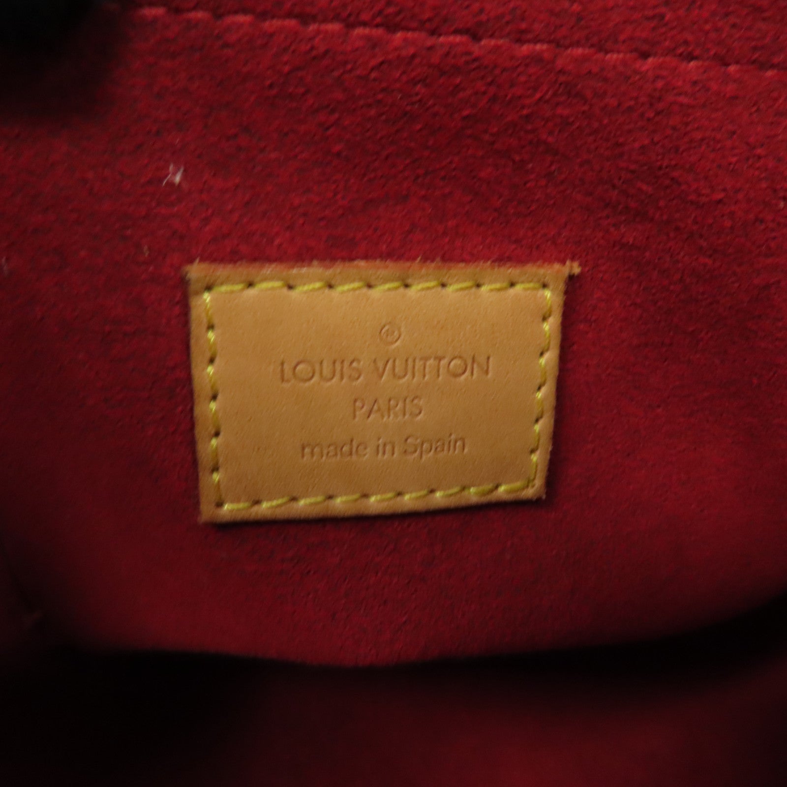 LOUIS VUITTON Monogram Croissant GM金扣肩背袋啡色