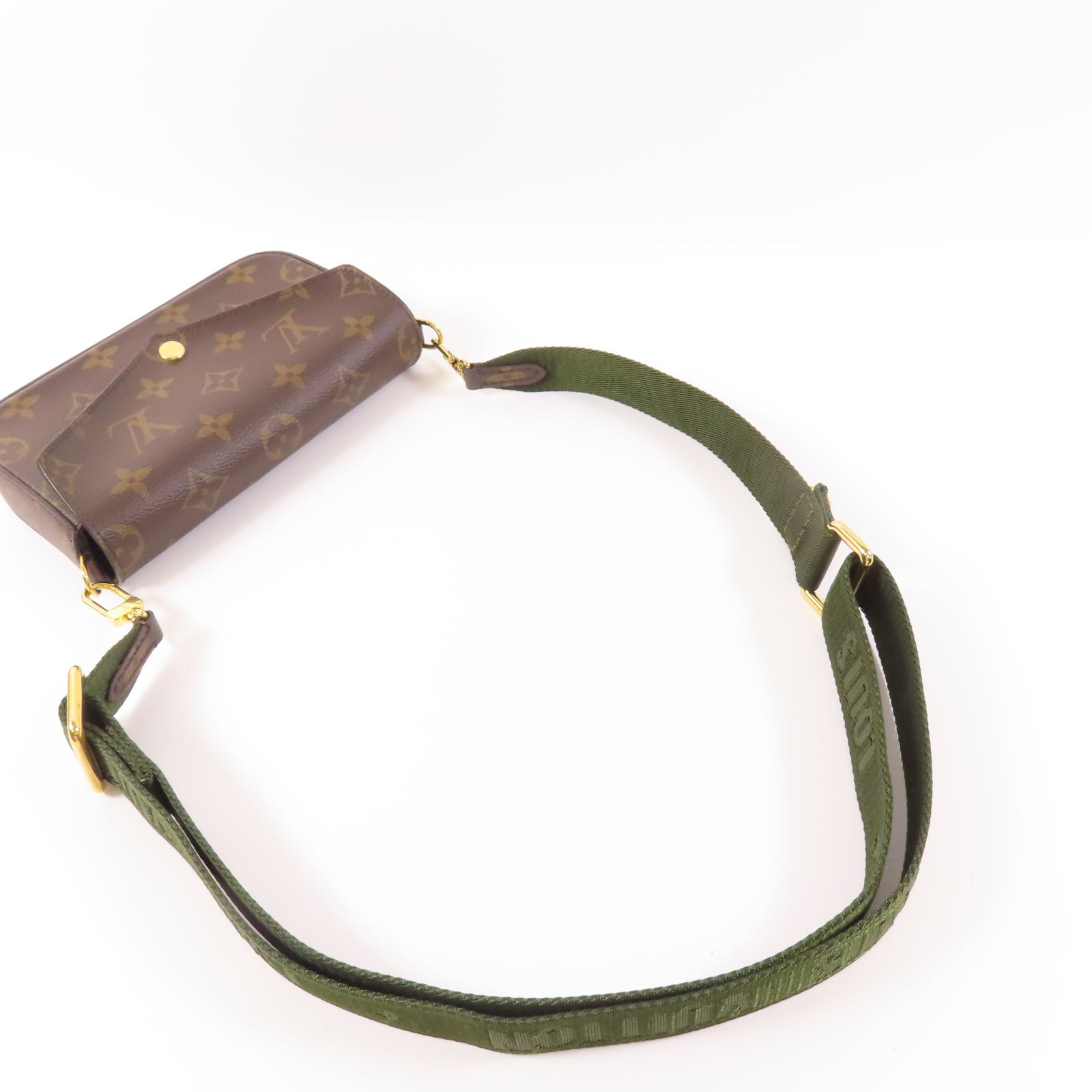 LOUIS VUITTON Monogram Felicie Strap & Go金扣肩背袋