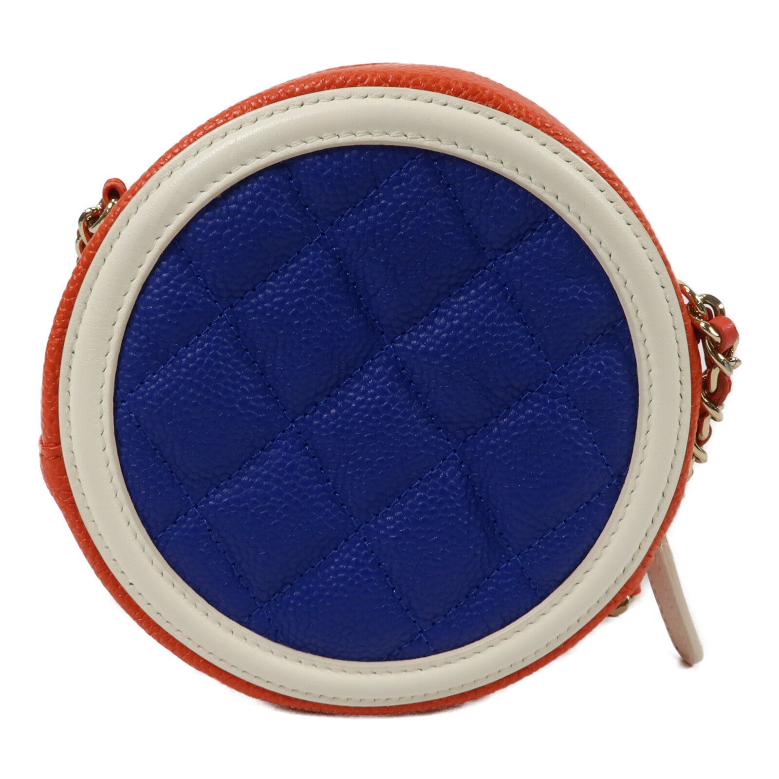 CHANEL 牛皮皮革CC Filigree Round Bag