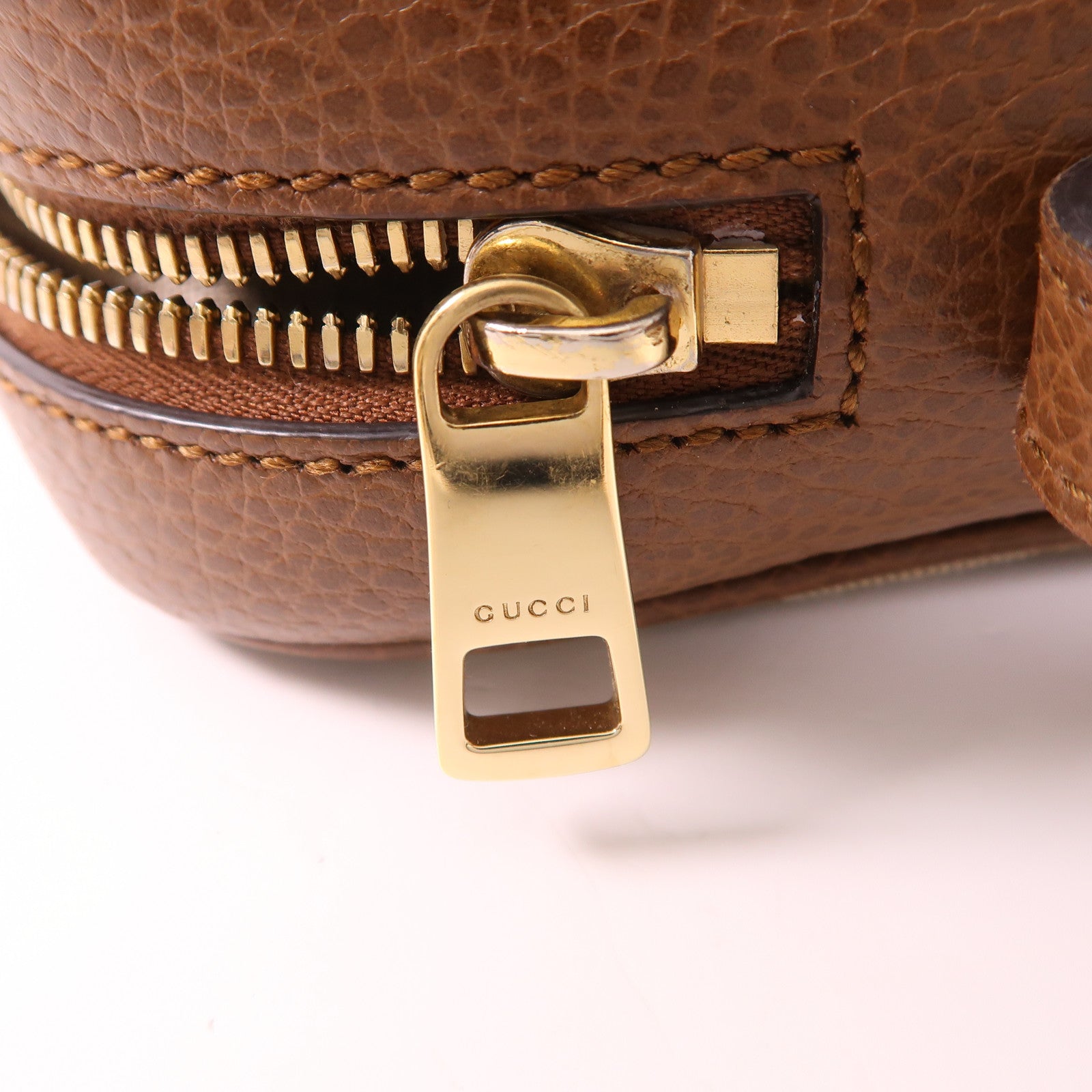 GUCCI 帆布Shoulder Bag金扣肩背袋