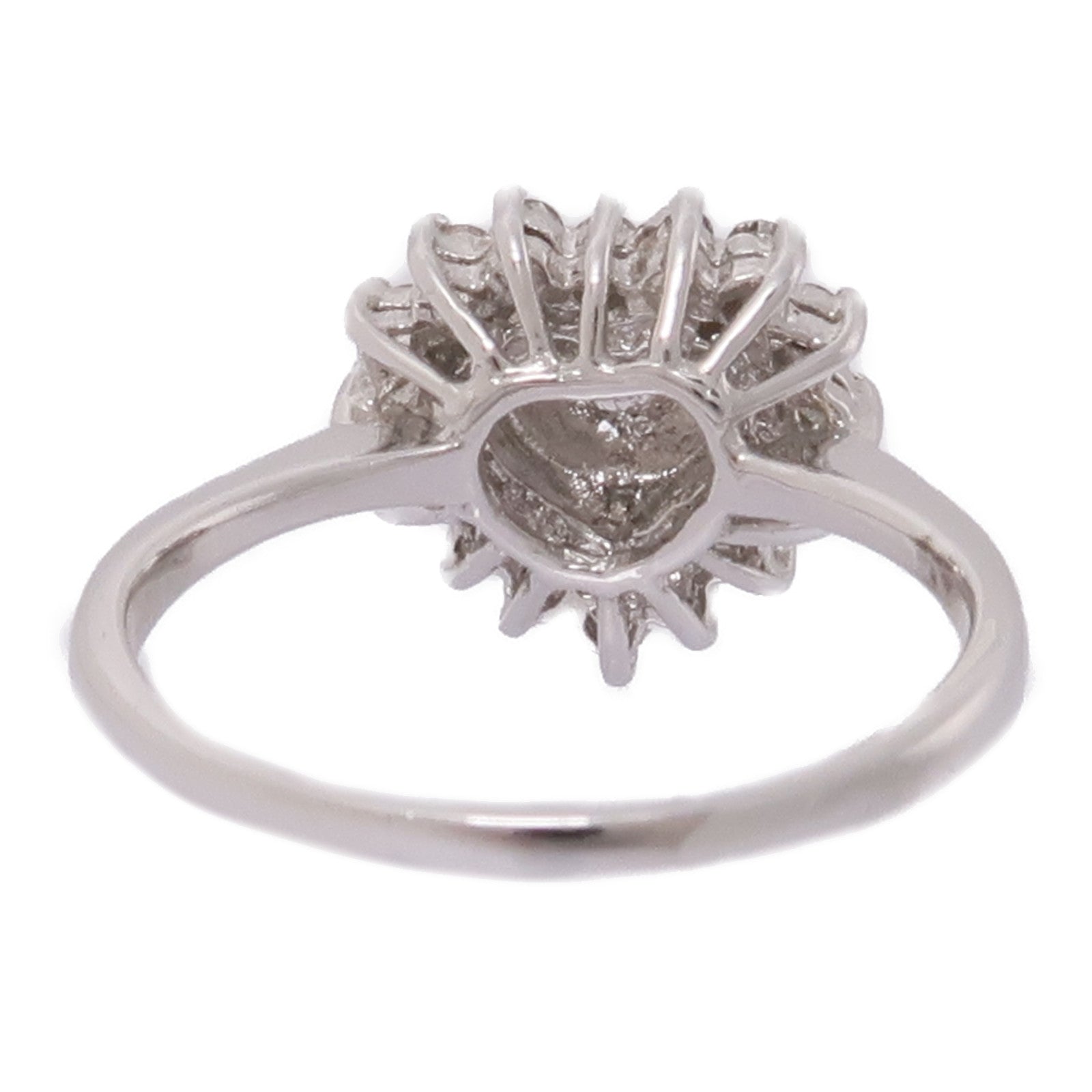 JEWELRY 18K白金Jade/Diamond Ring翡翠/鑽石戒指US#6.25