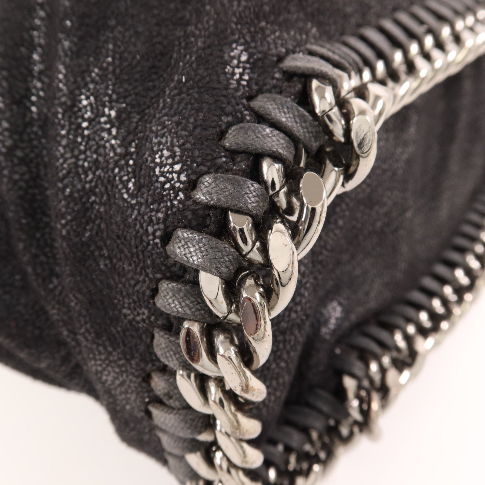 Stella McCartney 聚酯纖維2 Way Shoulder Bag銀扣手挽肩背兩用袋