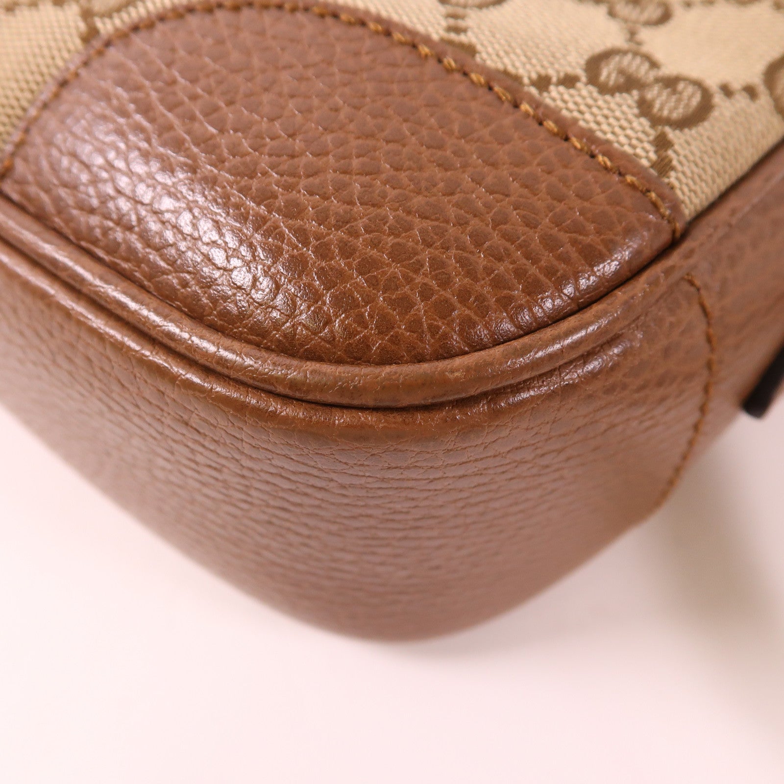 GUCCI 帆布Shoulder Bag金扣肩背袋