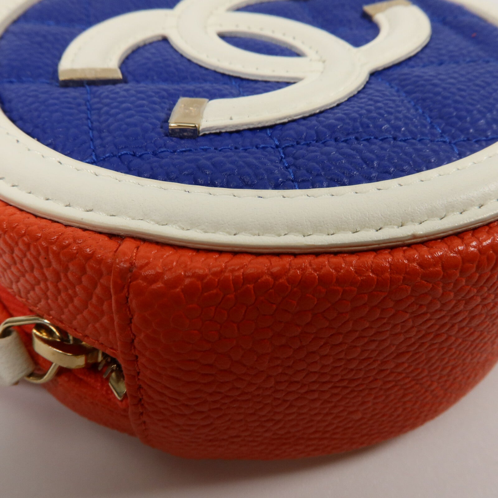 CHANEL 牛皮皮革CC Filigree Round Bag