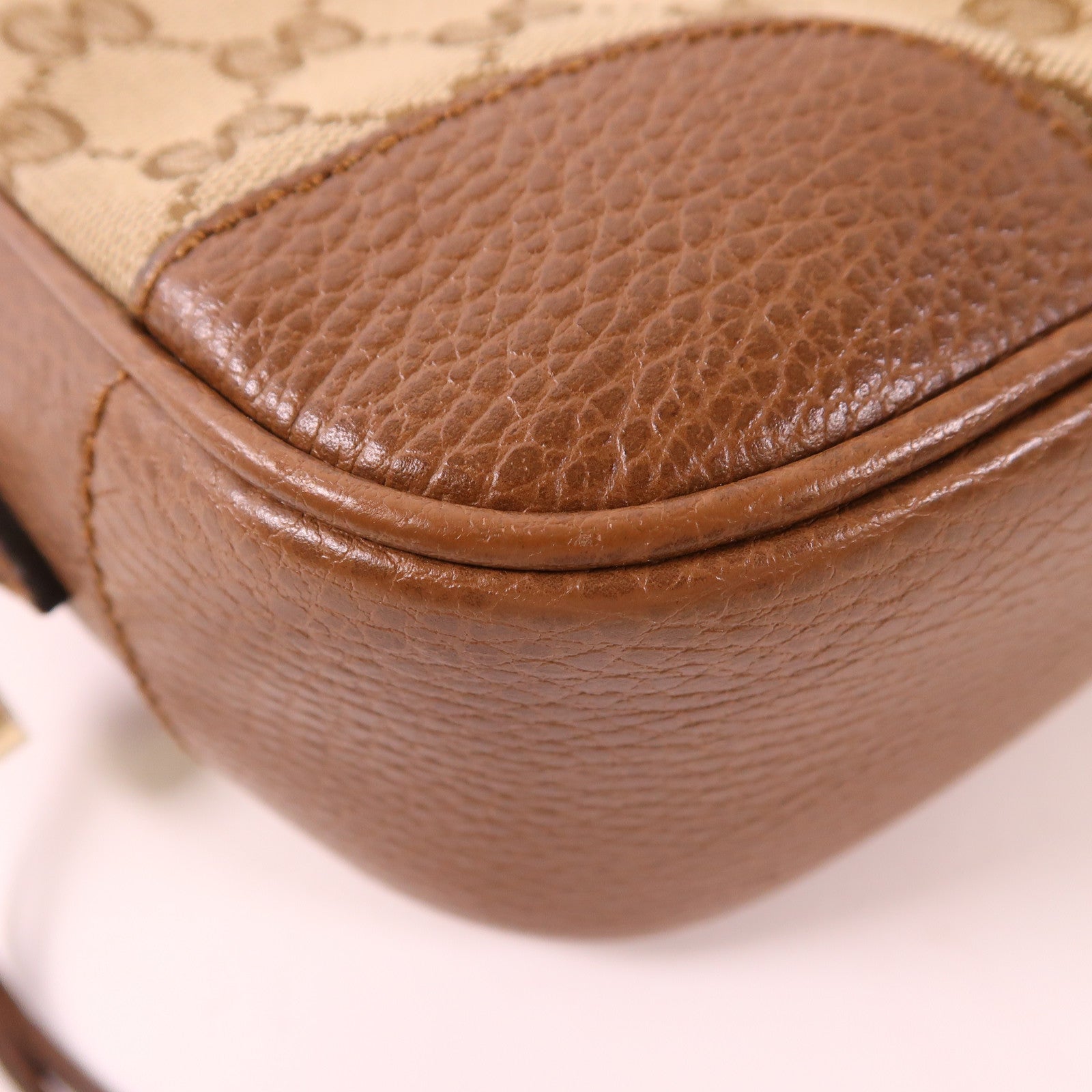 GUCCI 帆布Shoulder Bag金扣肩背袋