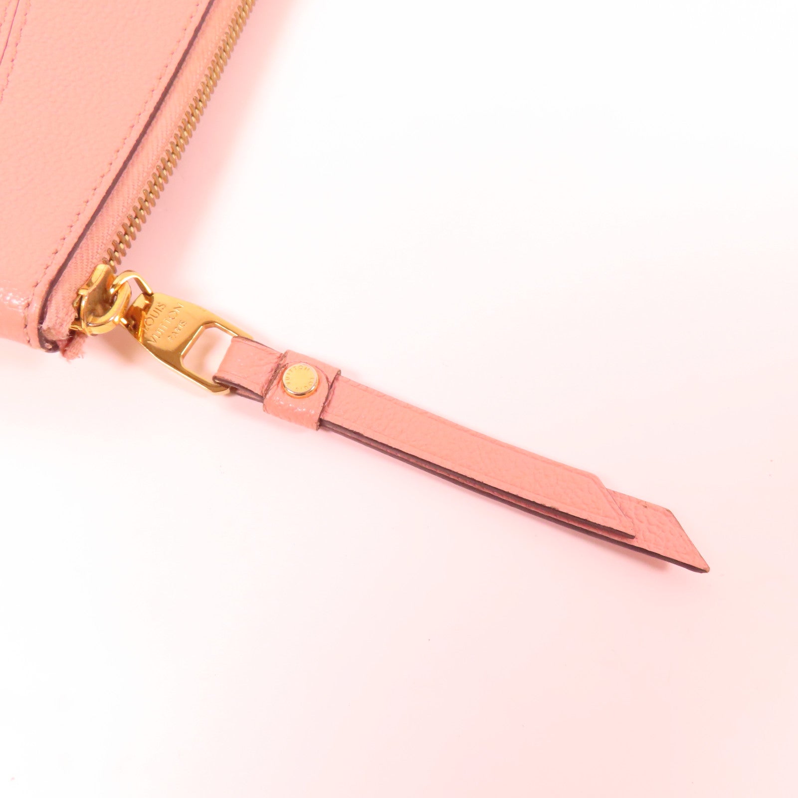 LOUIS VUITTON LV GHW Daily Pouch Clutch Bag M62938 Monogram Empreinte Pink