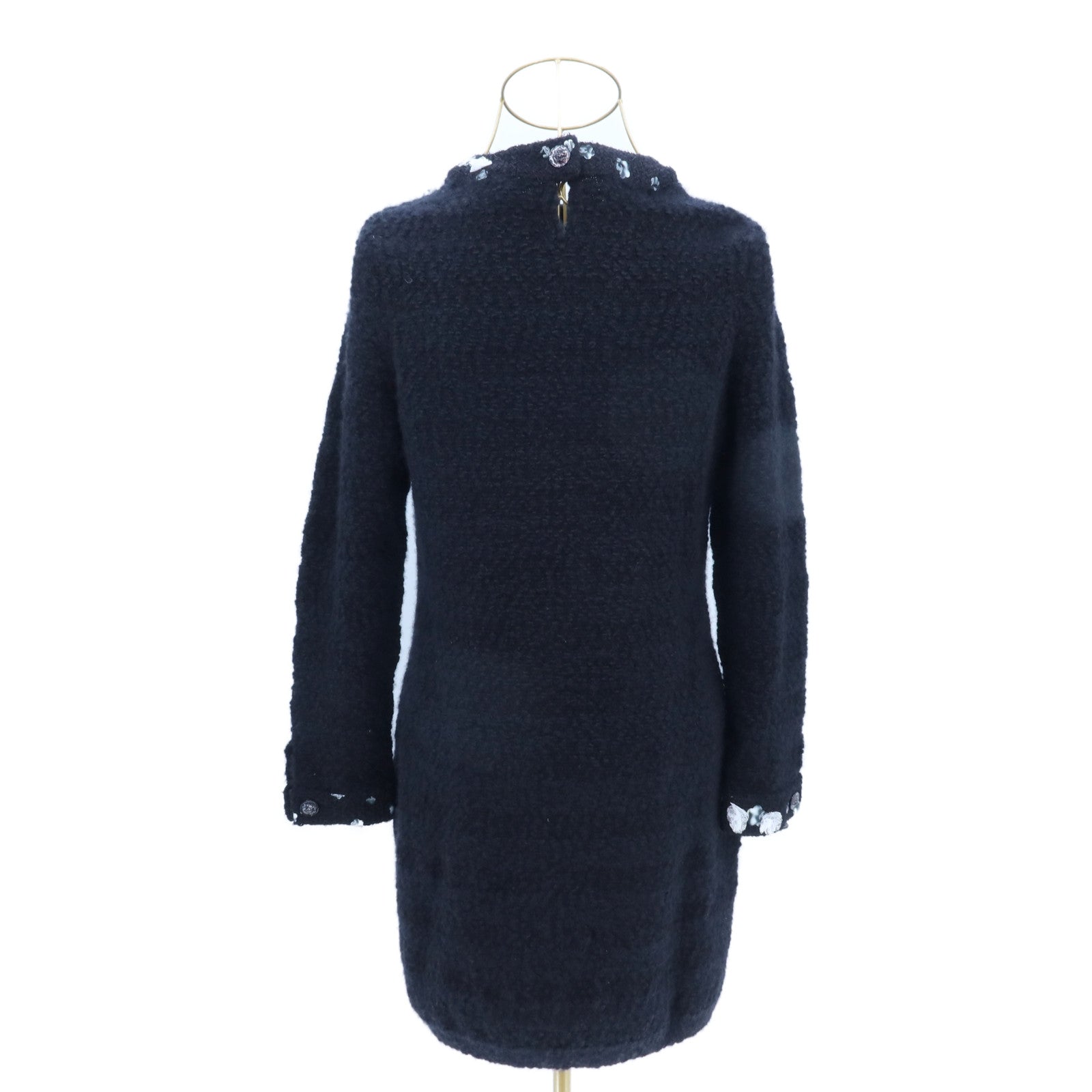 CHANEL Cashmere/Wool/Silk Long-Sleeve Dress連身裙
