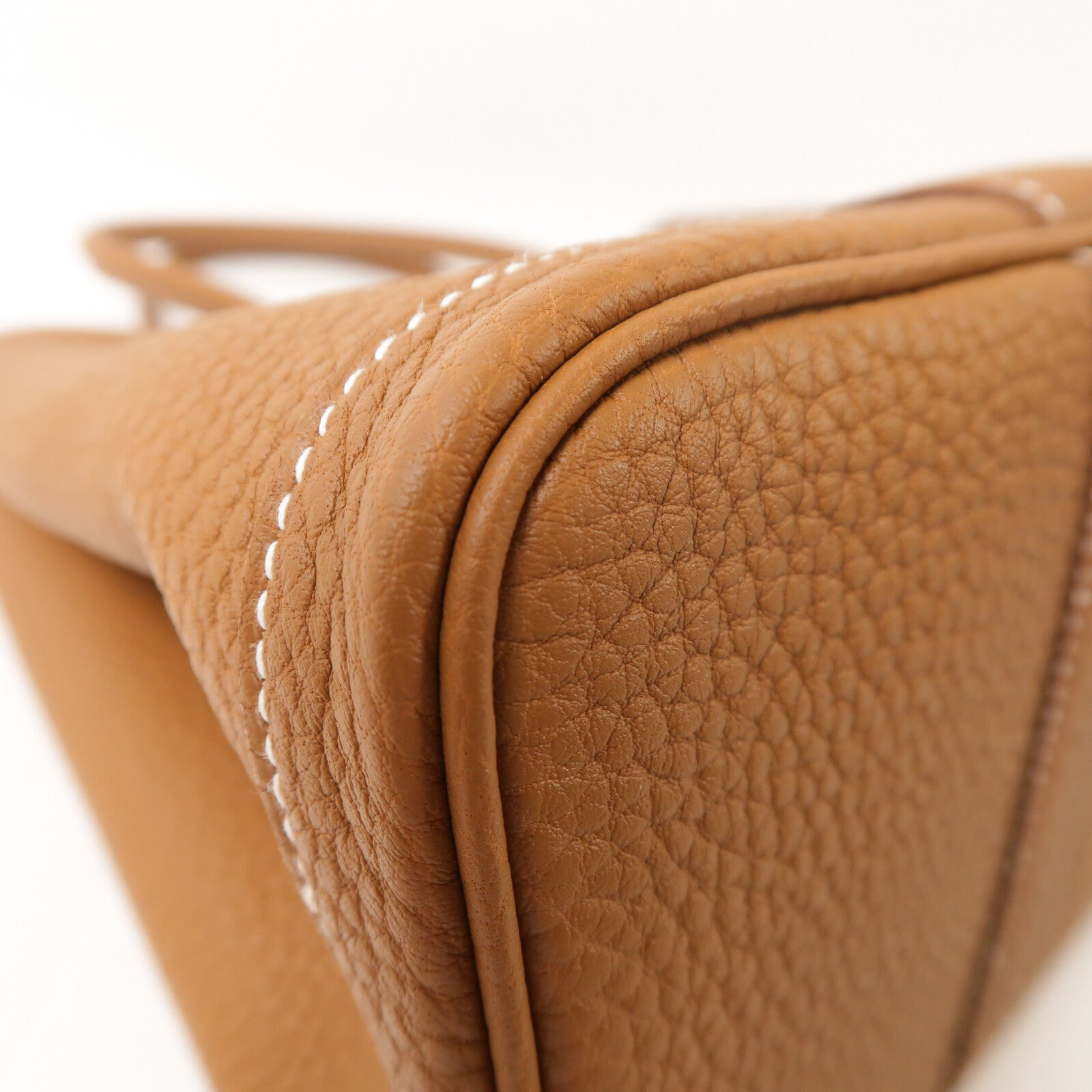 HERMES Negonda皮革Garden Party TPM銀扣手挽袋