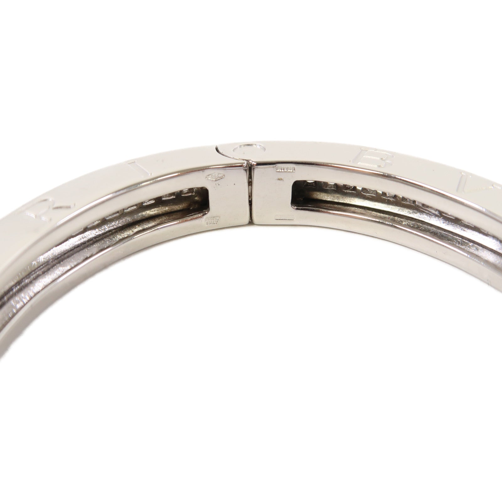 BVLGARI 【激減優惠】18K白金B.zero1 Diamond Bracelet手鐲銀色