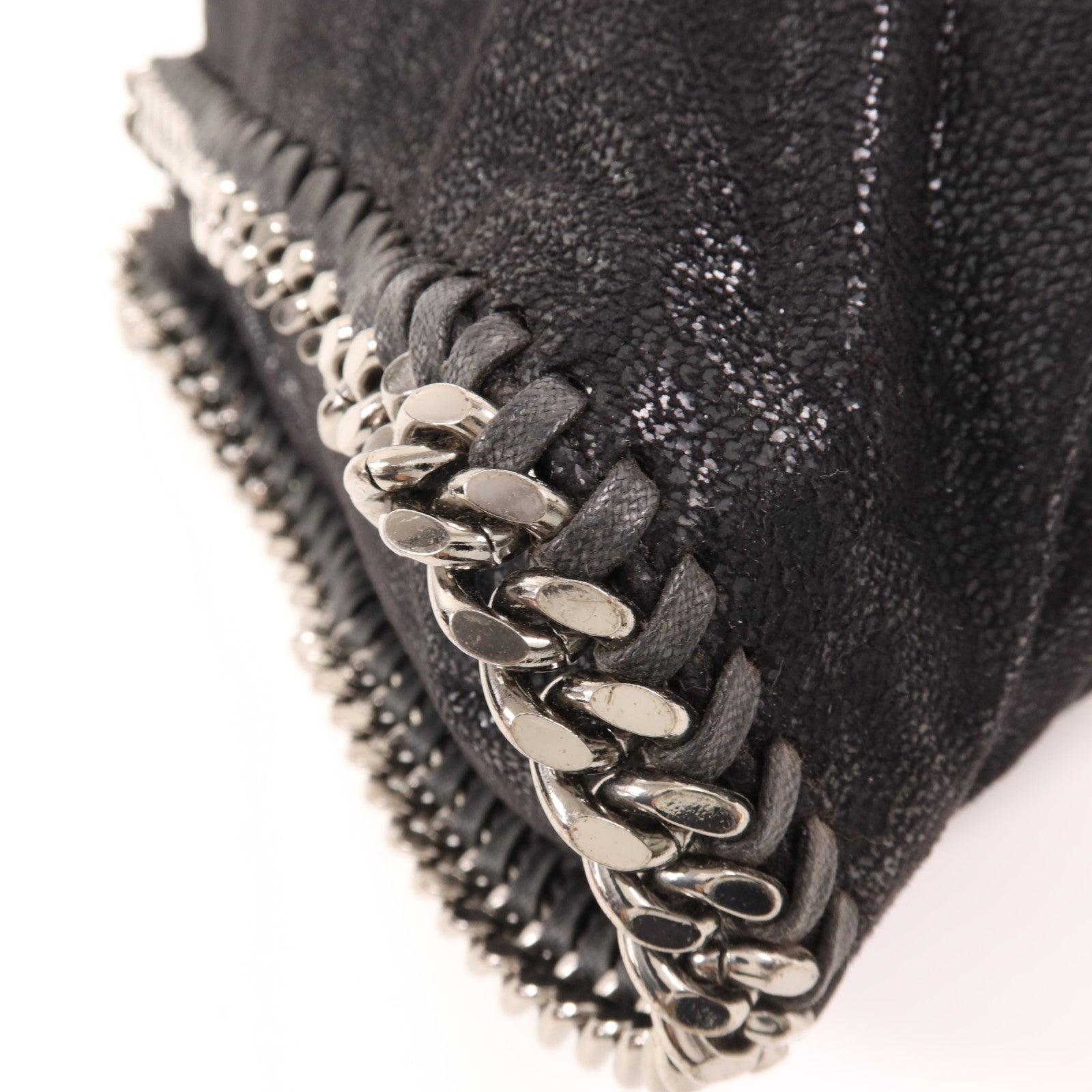 Stella McCartney 聚酯纖維2 Way Shoulder Bag銀扣手挽肩背兩用袋