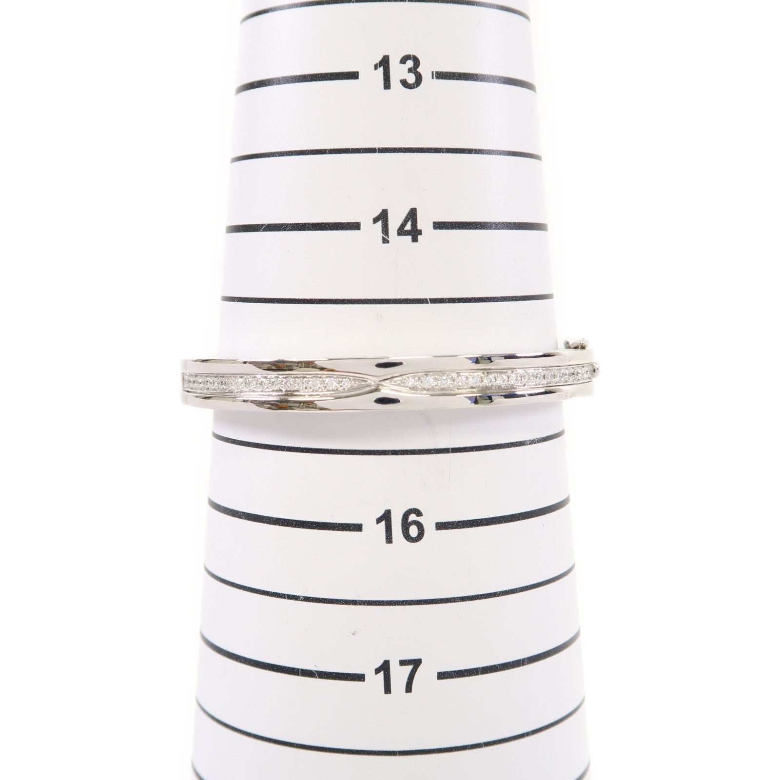 BVLGARI 【激減優惠】18K白金B.zero1 Diamond Bracelet手鐲銀色