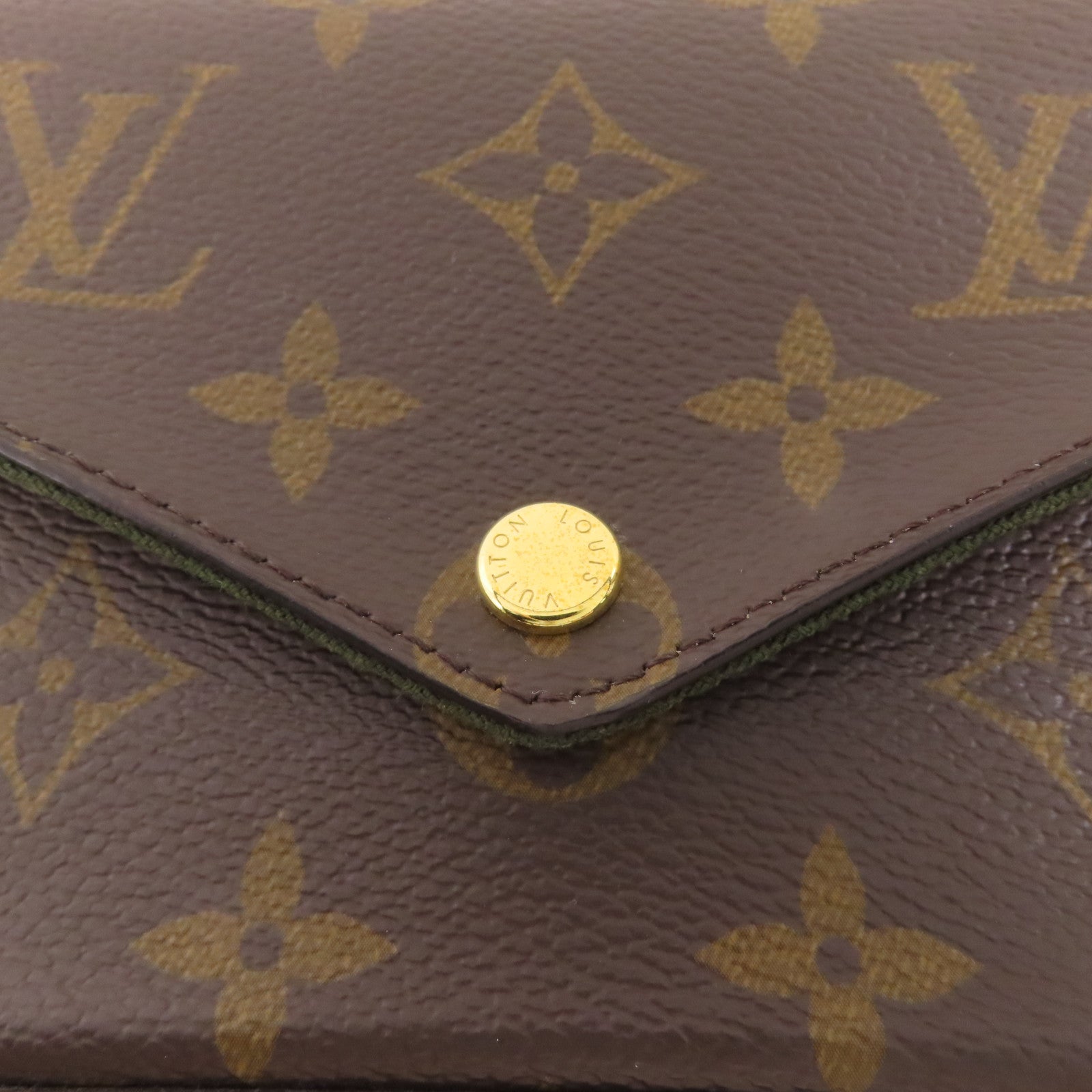 LOUIS VUITTON Monogram Felicie Strap & Go金扣肩背袋