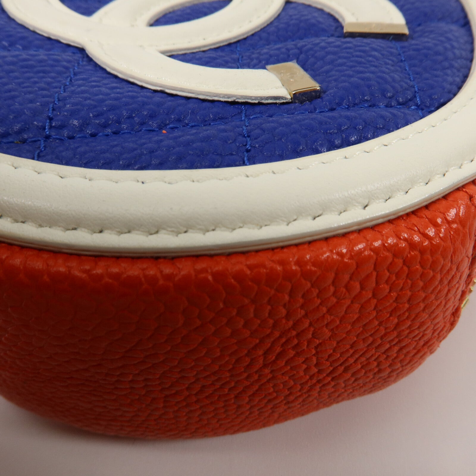 CHANEL 牛皮皮革CC Filigree Round Bag