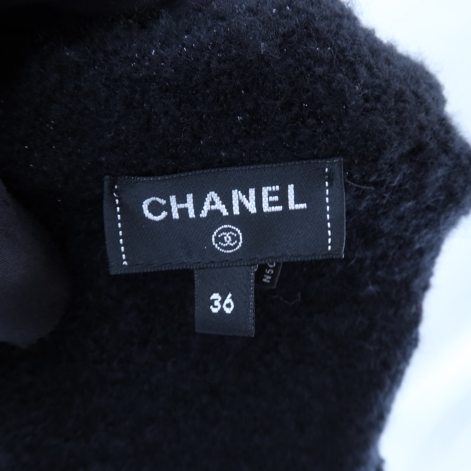 CHANEL Cashmere/Wool/Silk Long-Sleeve Dress連身裙