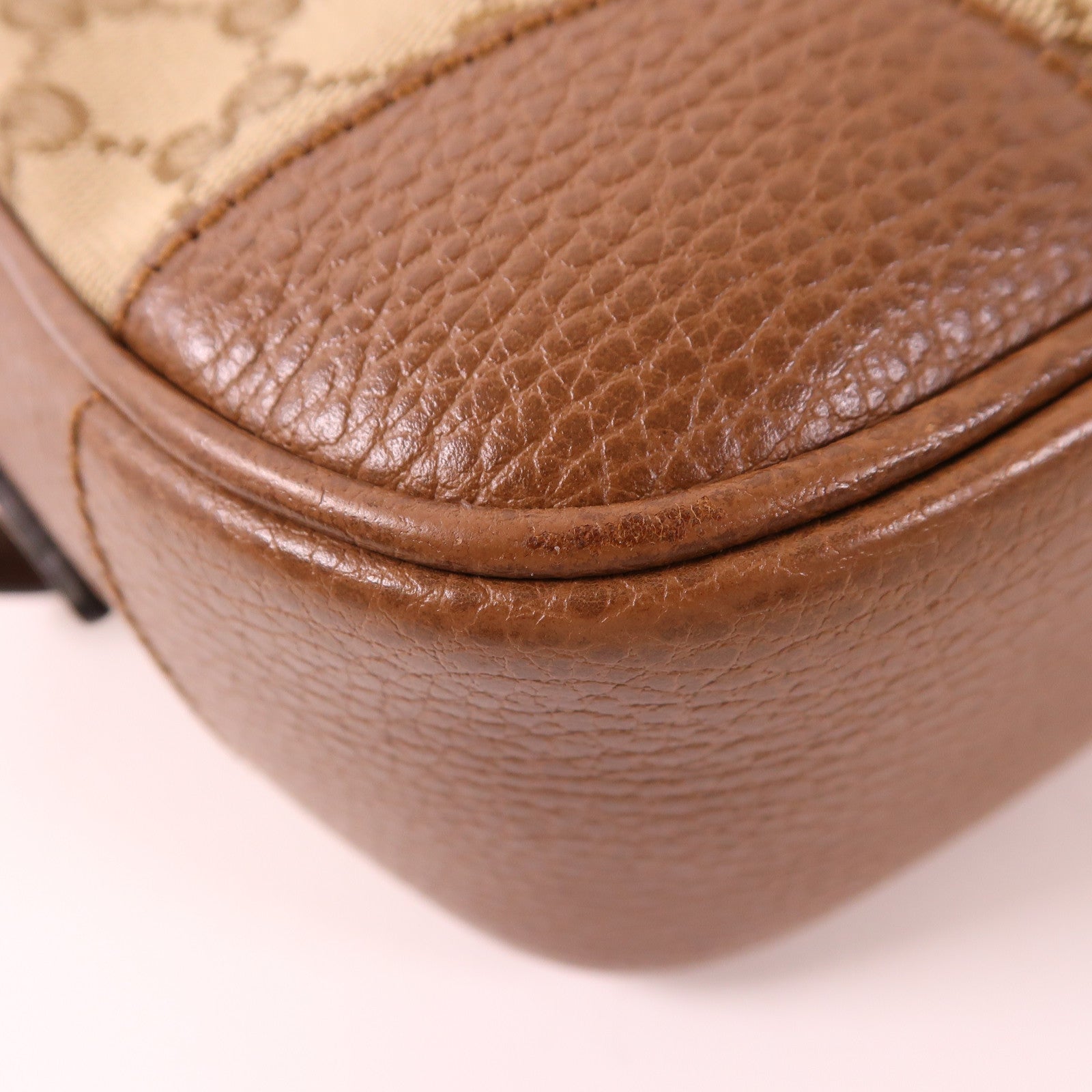 GUCCI 帆布Shoulder Bag金扣肩背袋