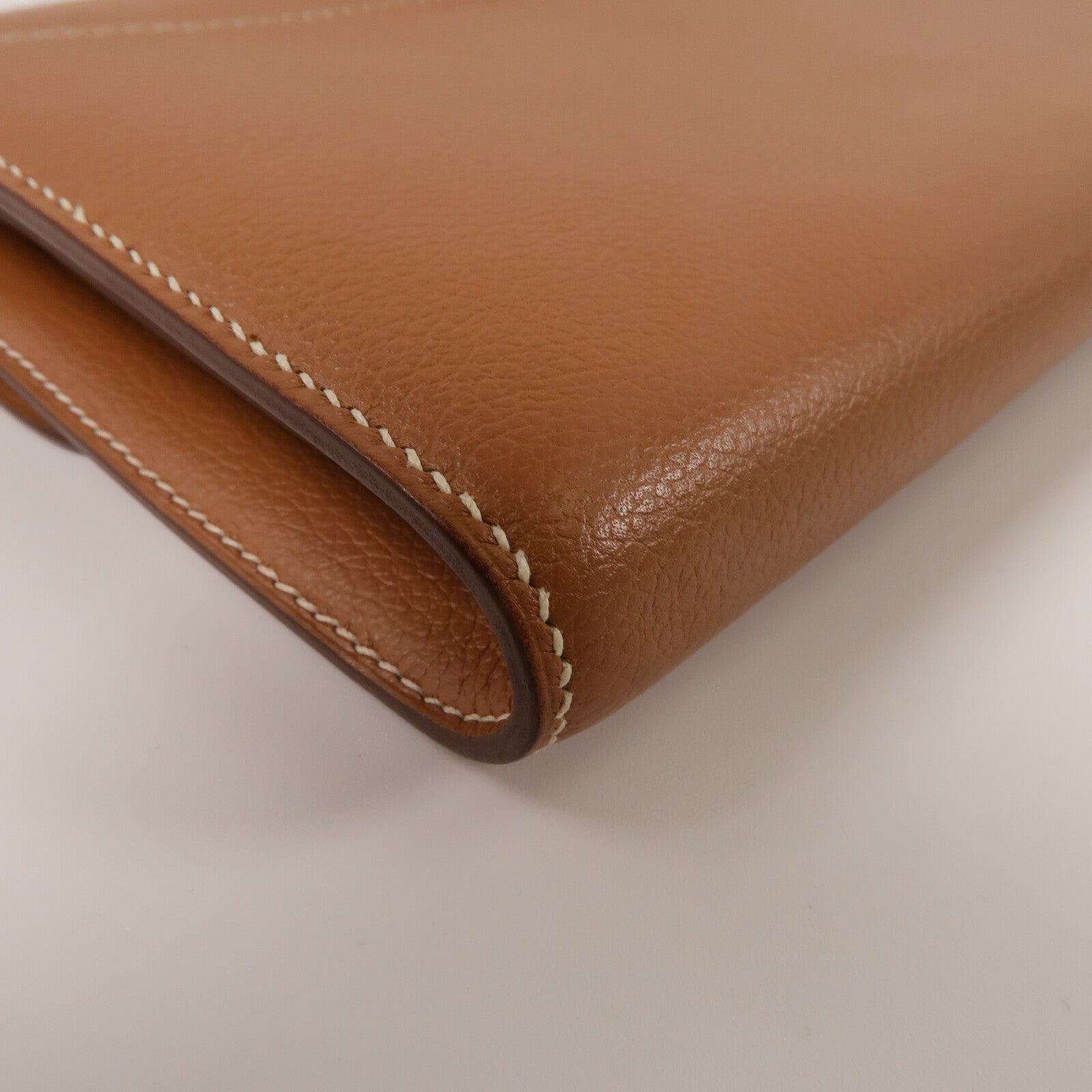 HERMES Evercolor皮革Constance To Go肩背袋Gold