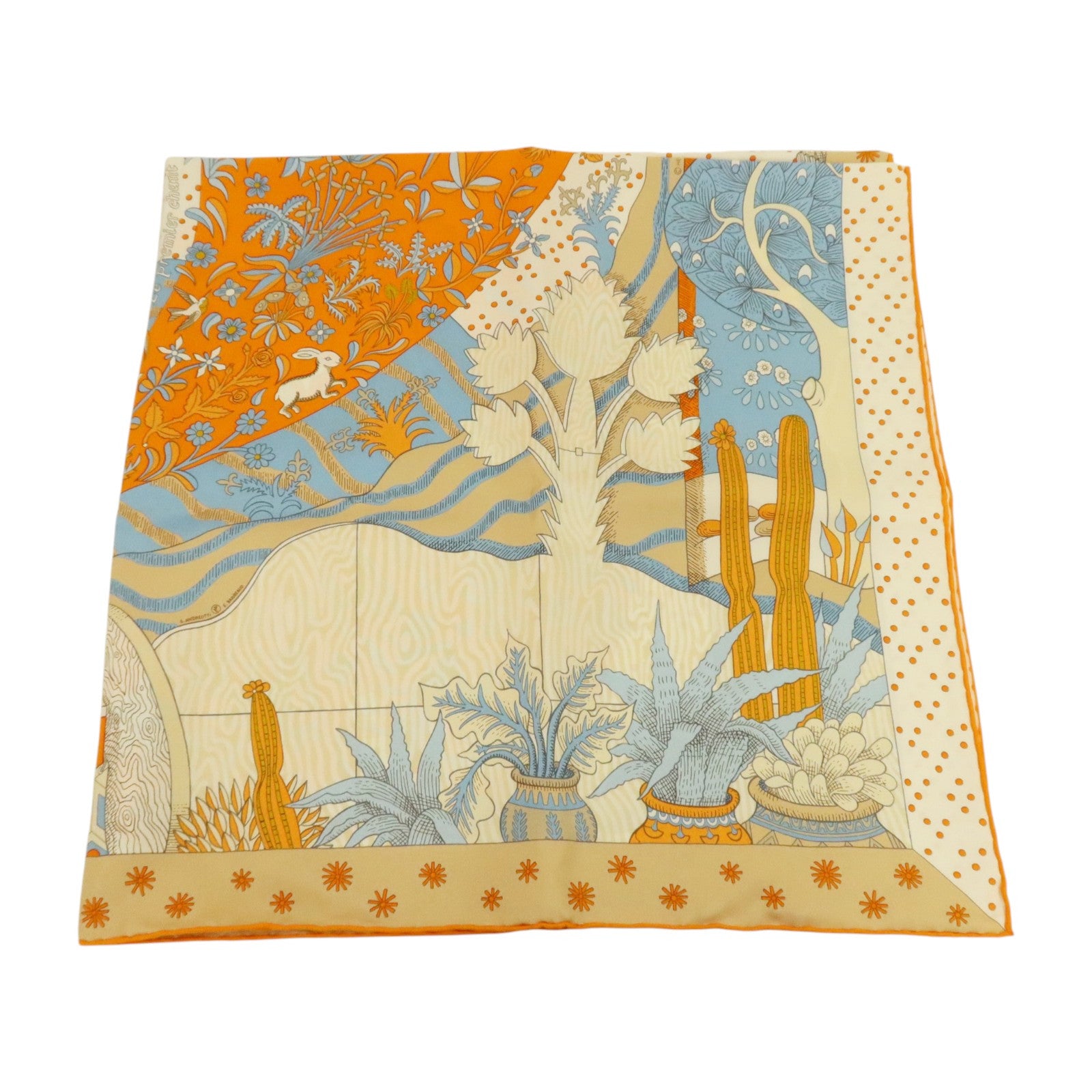 HERMES 絲質Scarf 90x90cm絲巾