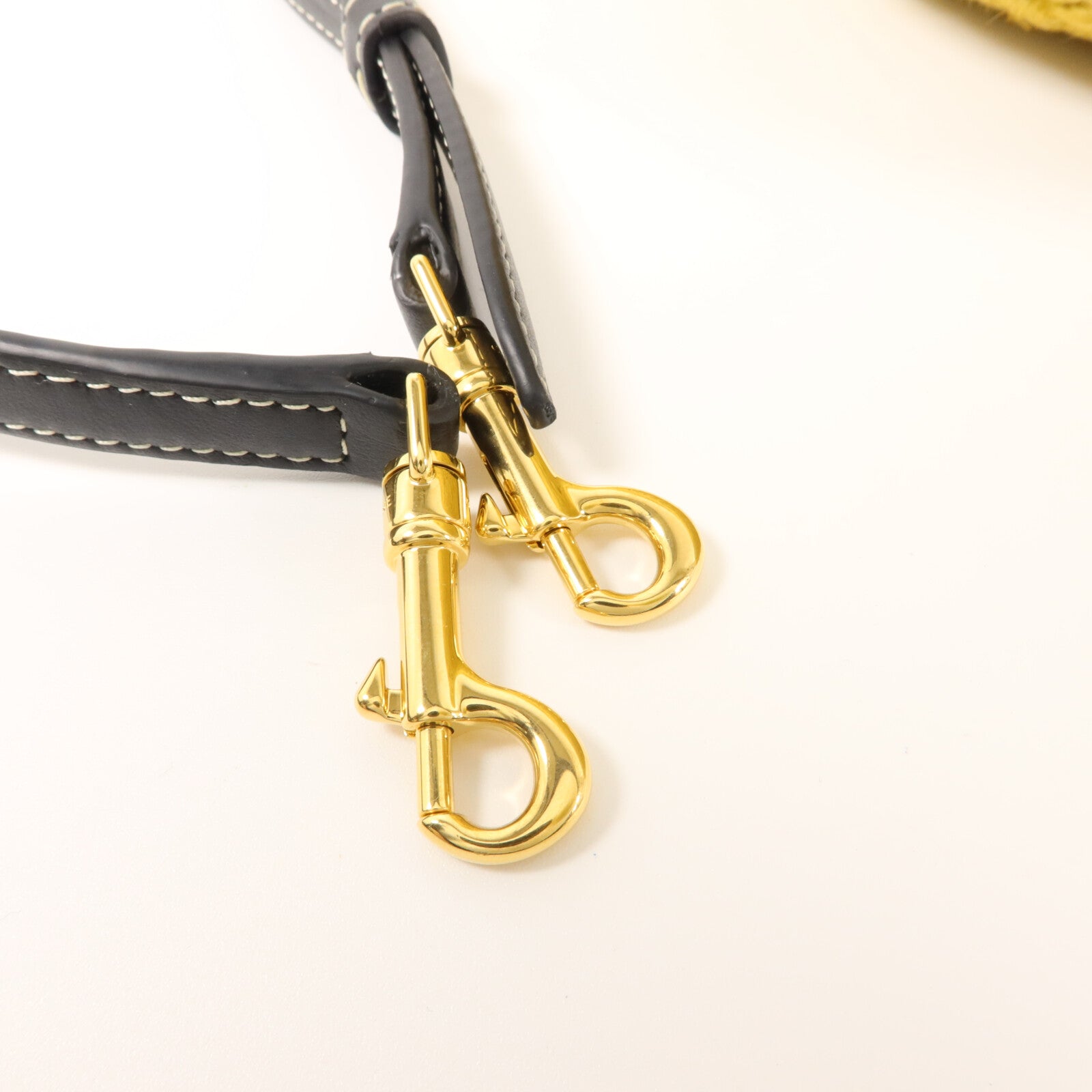 CELINE 龍葵麻/牛皮皮革Triomphe Beads Basket手挽肩背兩用袋