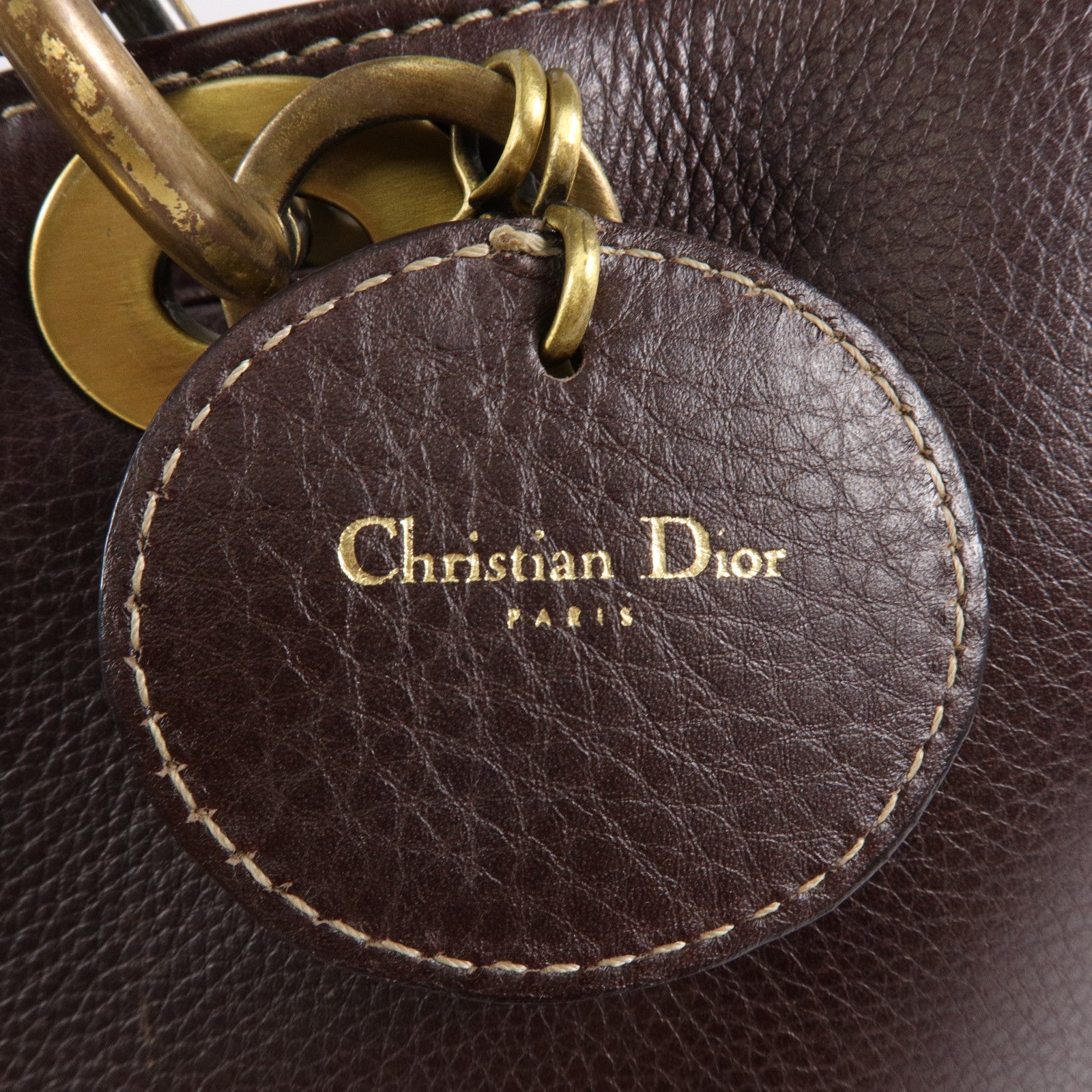 Dior 牛皮皮革Lady Dior手挽肩背兩用袋
