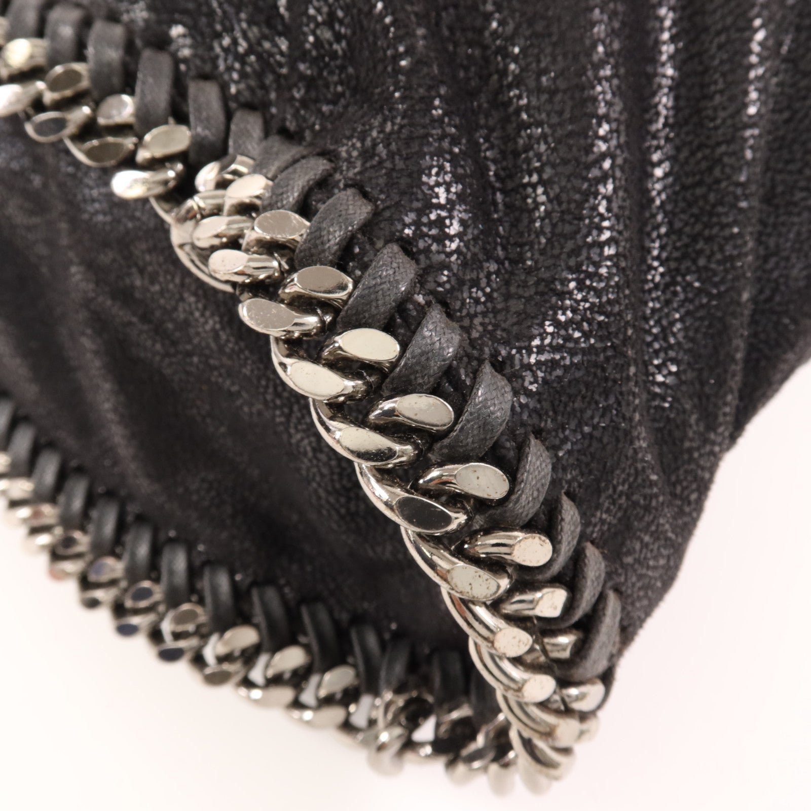 Stella McCartney 聚酯纖維2 Way Shoulder Bag銀扣手挽肩背兩用袋