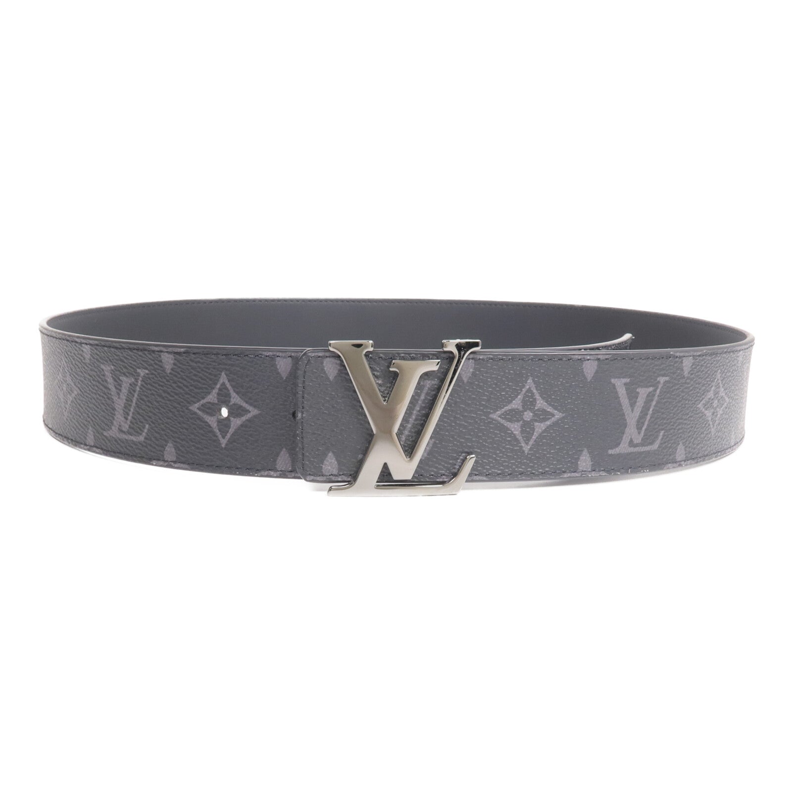 LOUIS VUITTON Monogram Eclipse Initiales Belt腰帶
