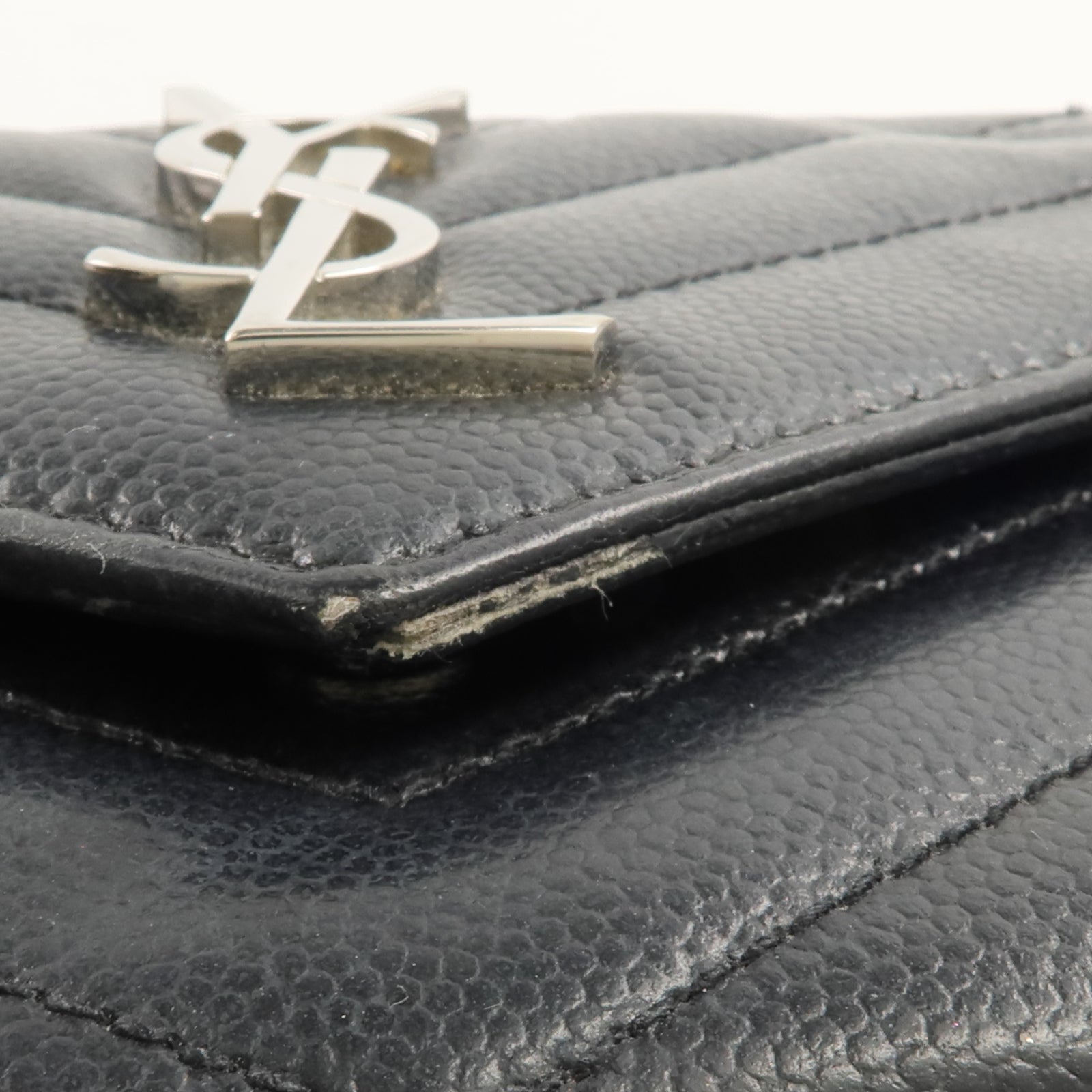 SAINT LAURENT 牛皮皮革Wallet錢包