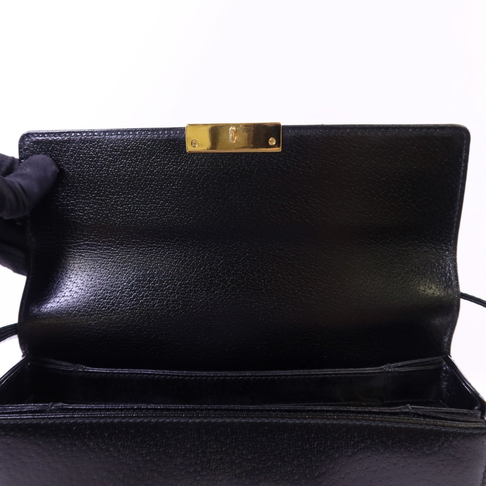GUCCI 牛皮皮革Shoulder Bag金扣肩背袋