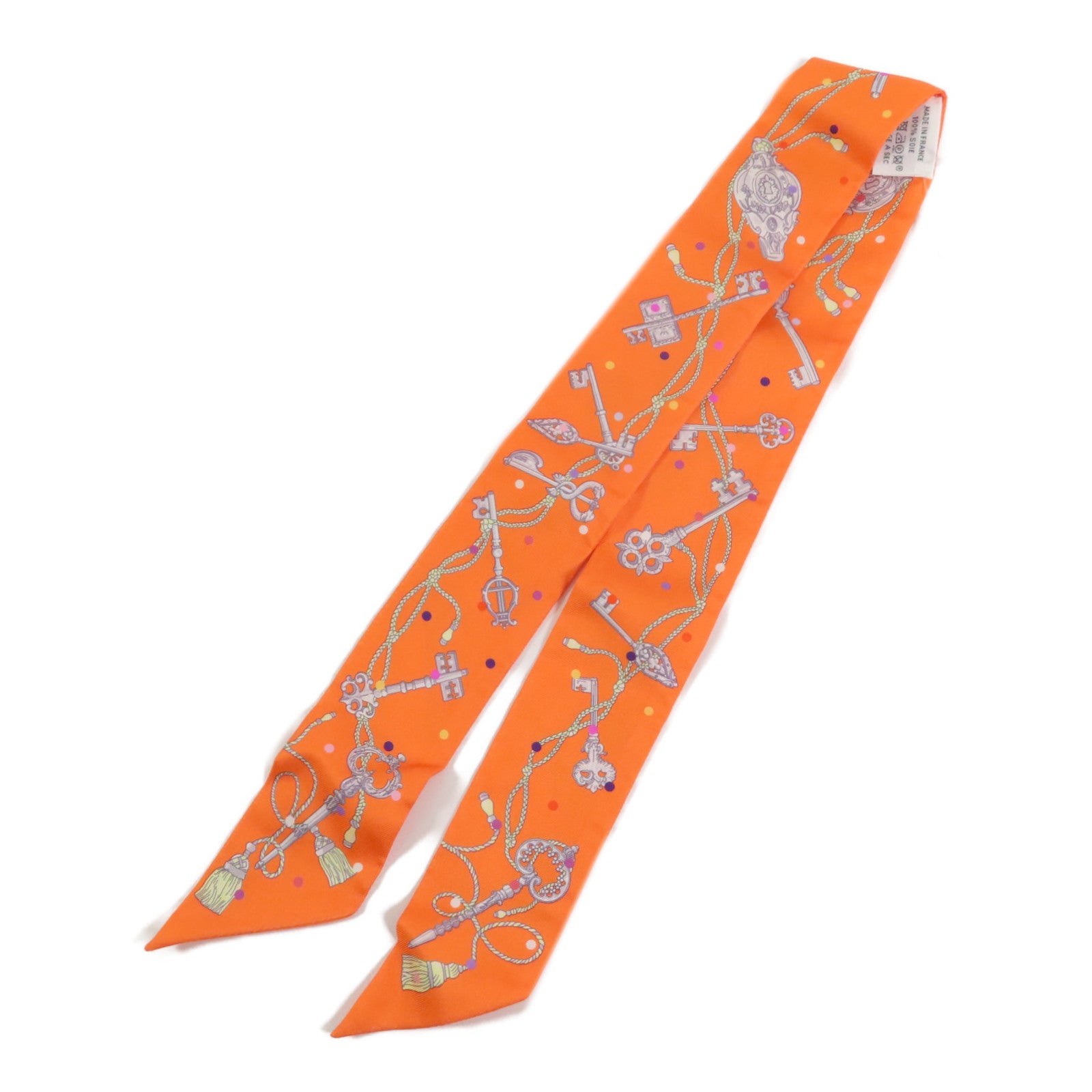 HERMES 絲質Twilly Scarf絲巾