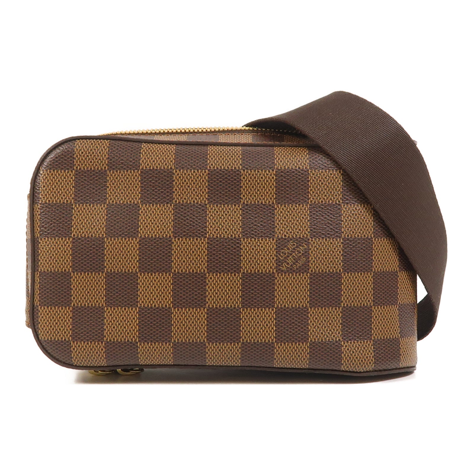 LOUIS VUITTON Damier Geronimos金扣腰包