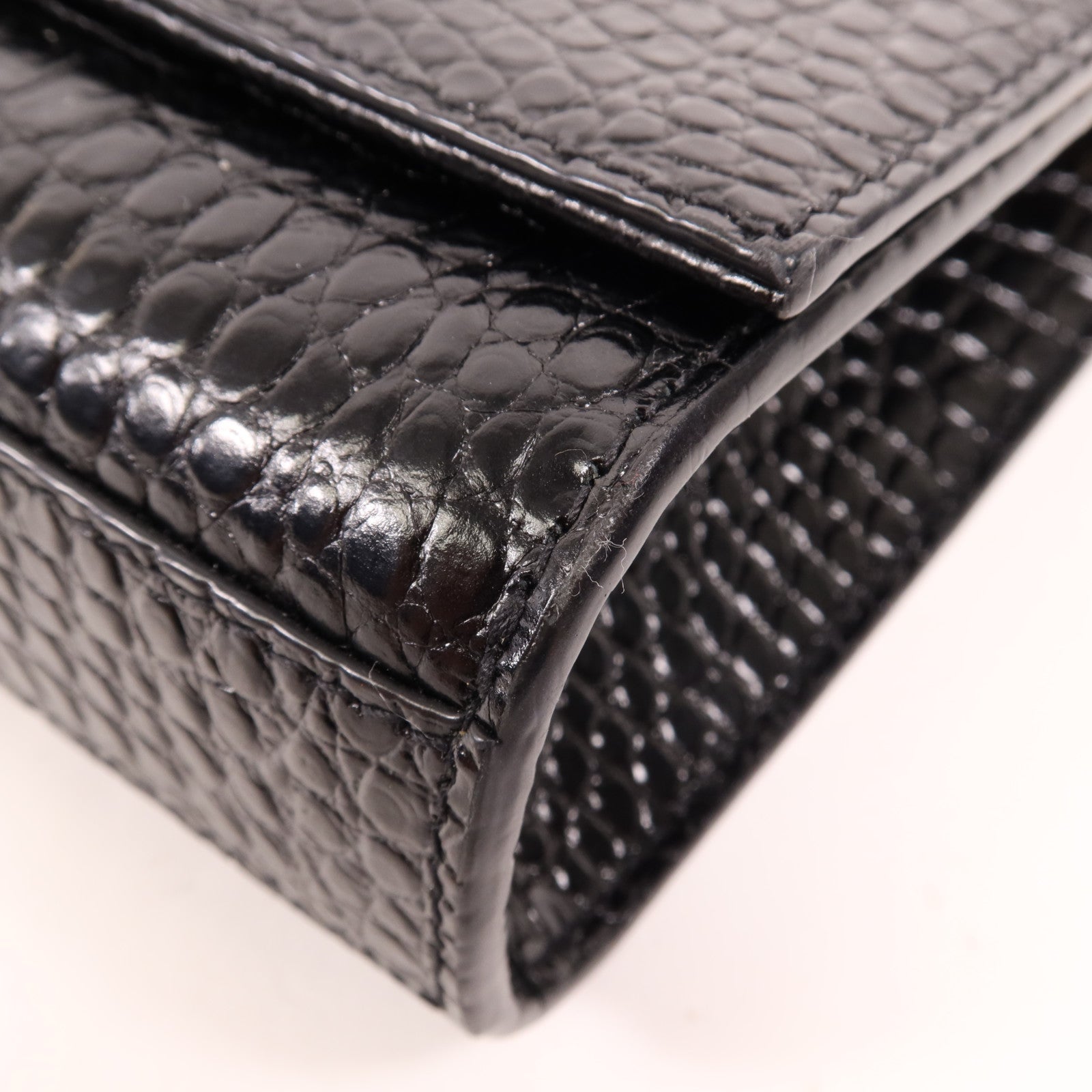 SAINT LAURENT 牛皮皮革Kate金扣鏈帶肩背袋