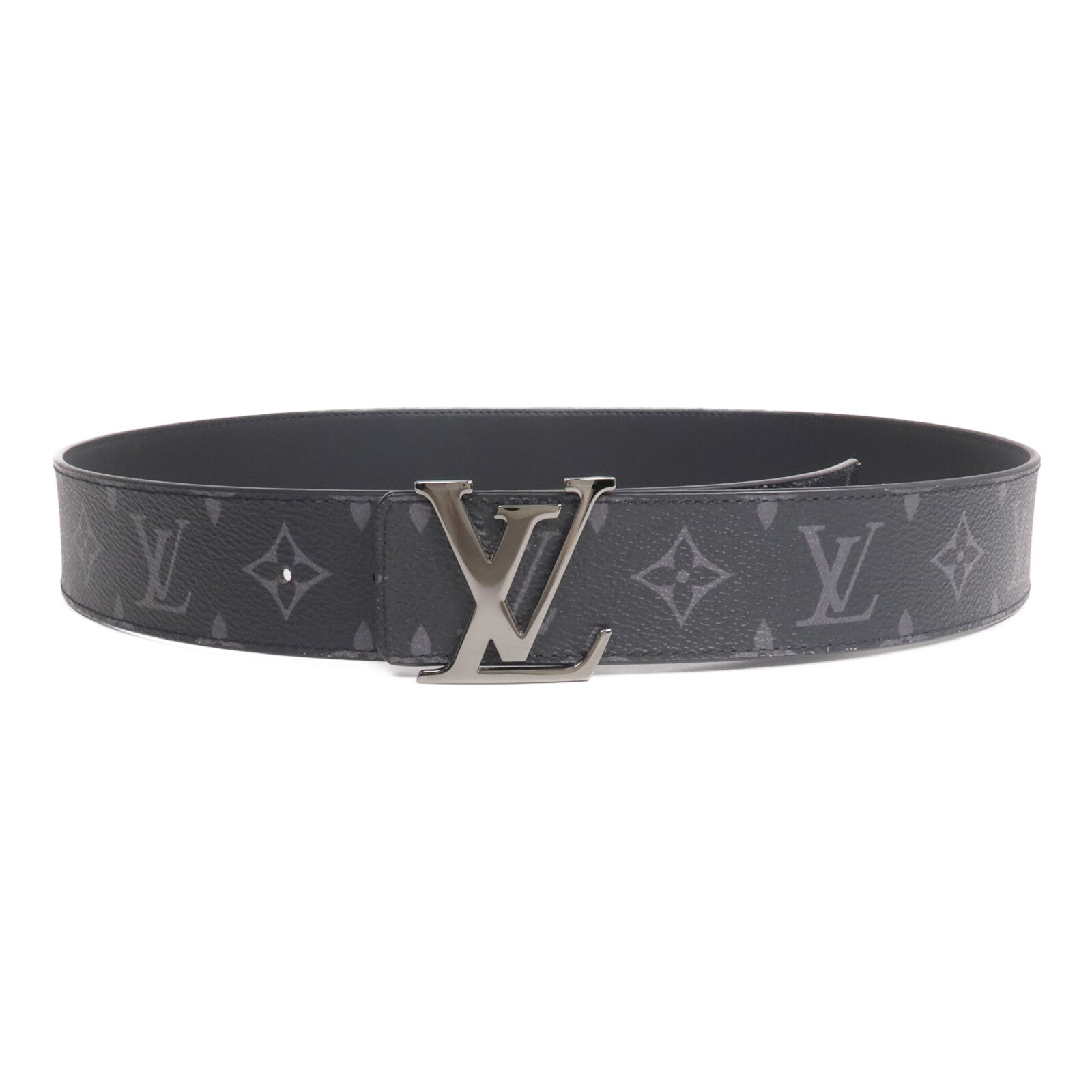 LOUIS VUITTON Monogram Eclipse Initiales Belt腰帶