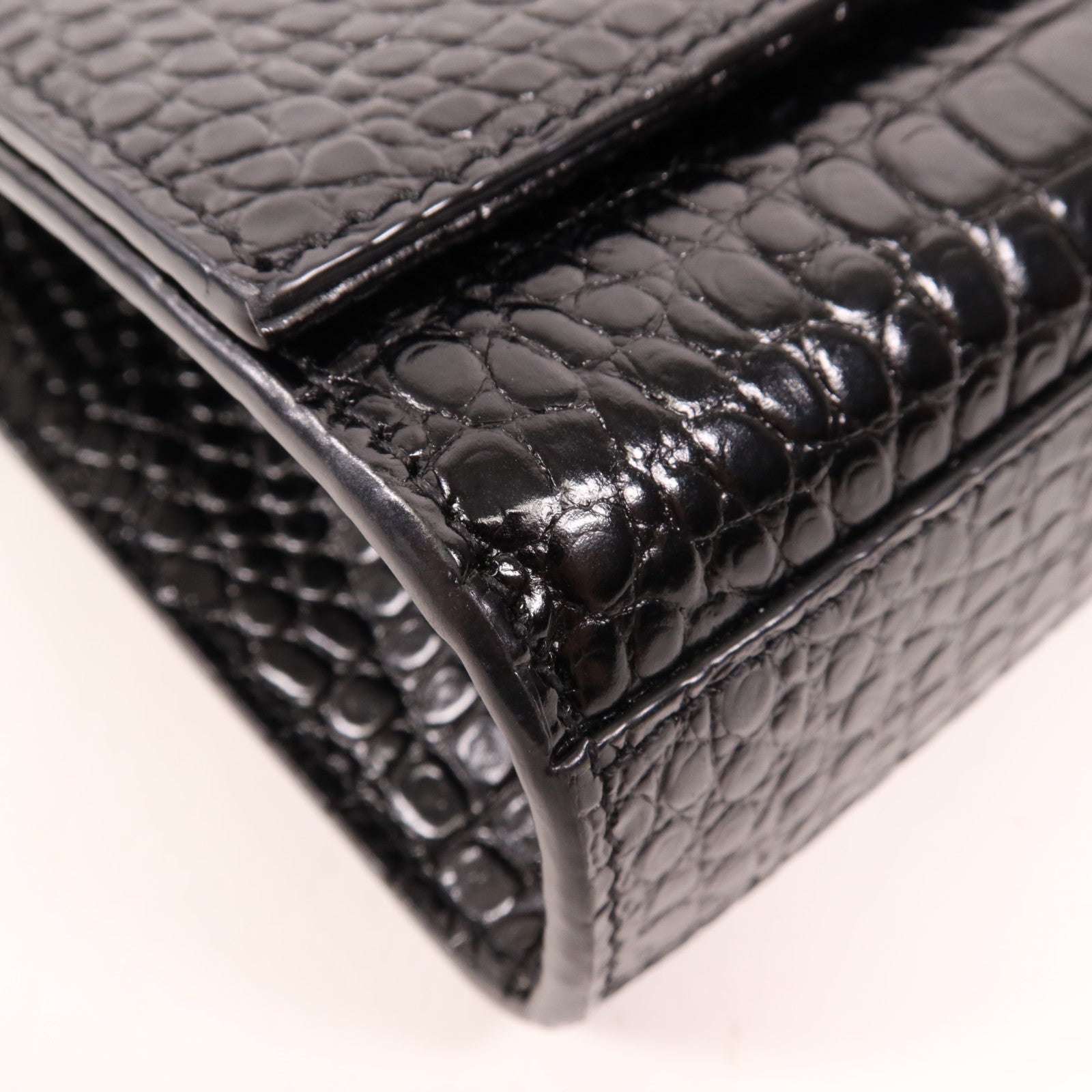 SAINT LAURENT 牛皮皮革Kate金扣鏈帶肩背袋