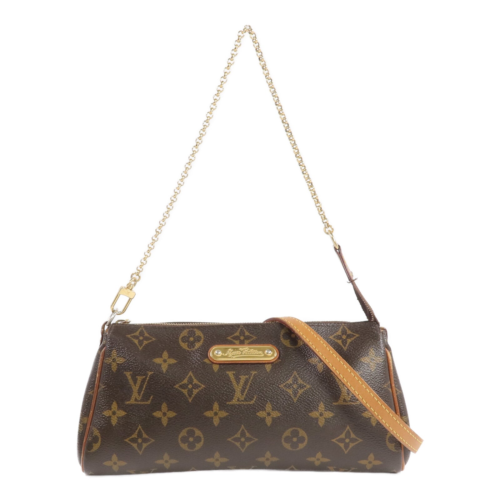 LOUIS VUITTON Monogram Eva金扣手挽肩背兩用袋