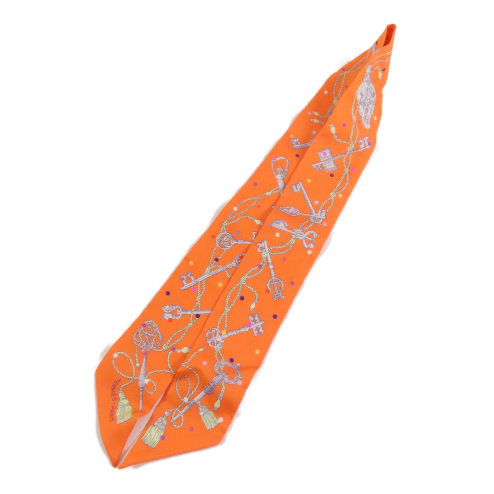 HERMES 絲質Twilly Scarf絲巾