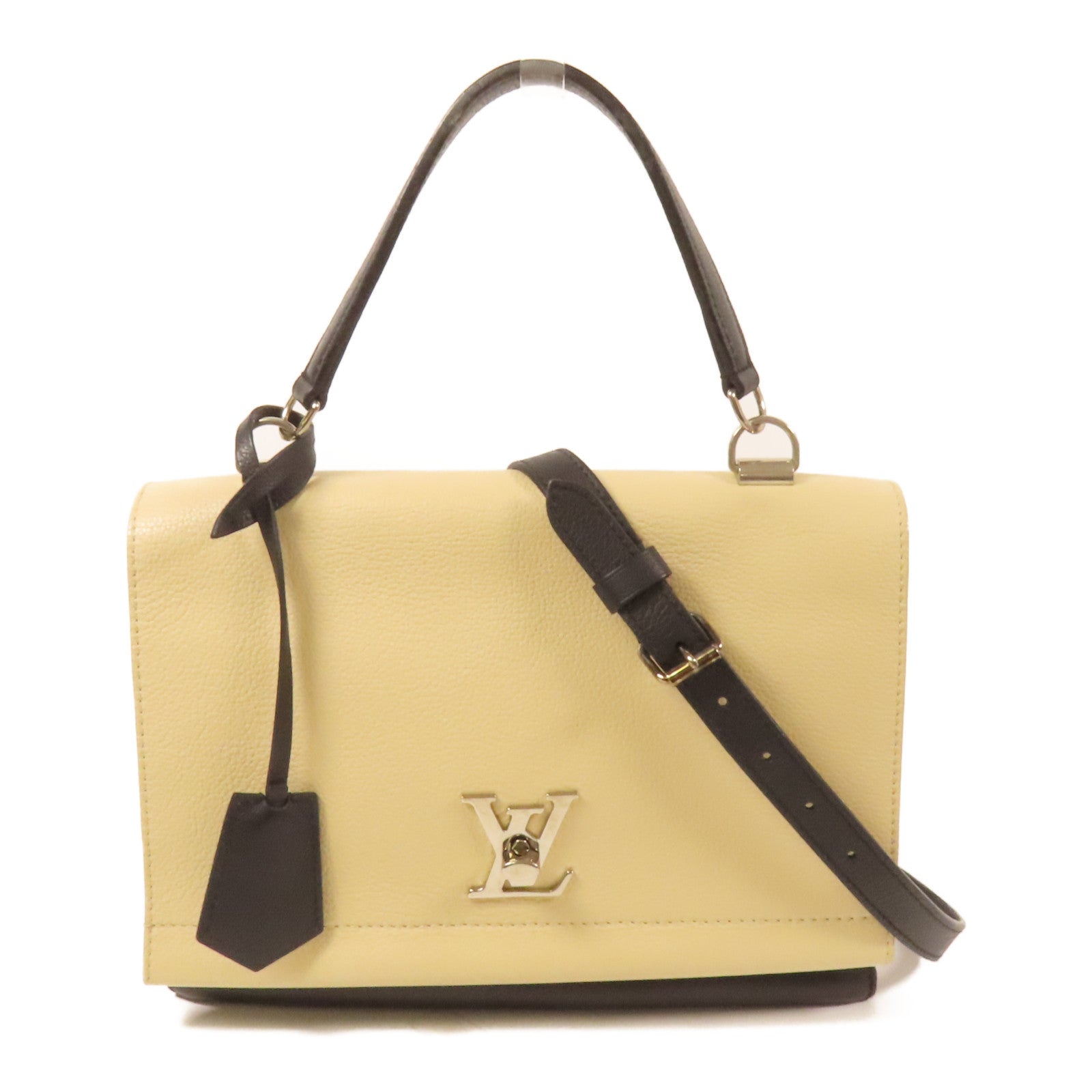 LOUIS VUITTON 牛皮皮革Lockme 2 Cartable銀扣手挽肩背兩用袋