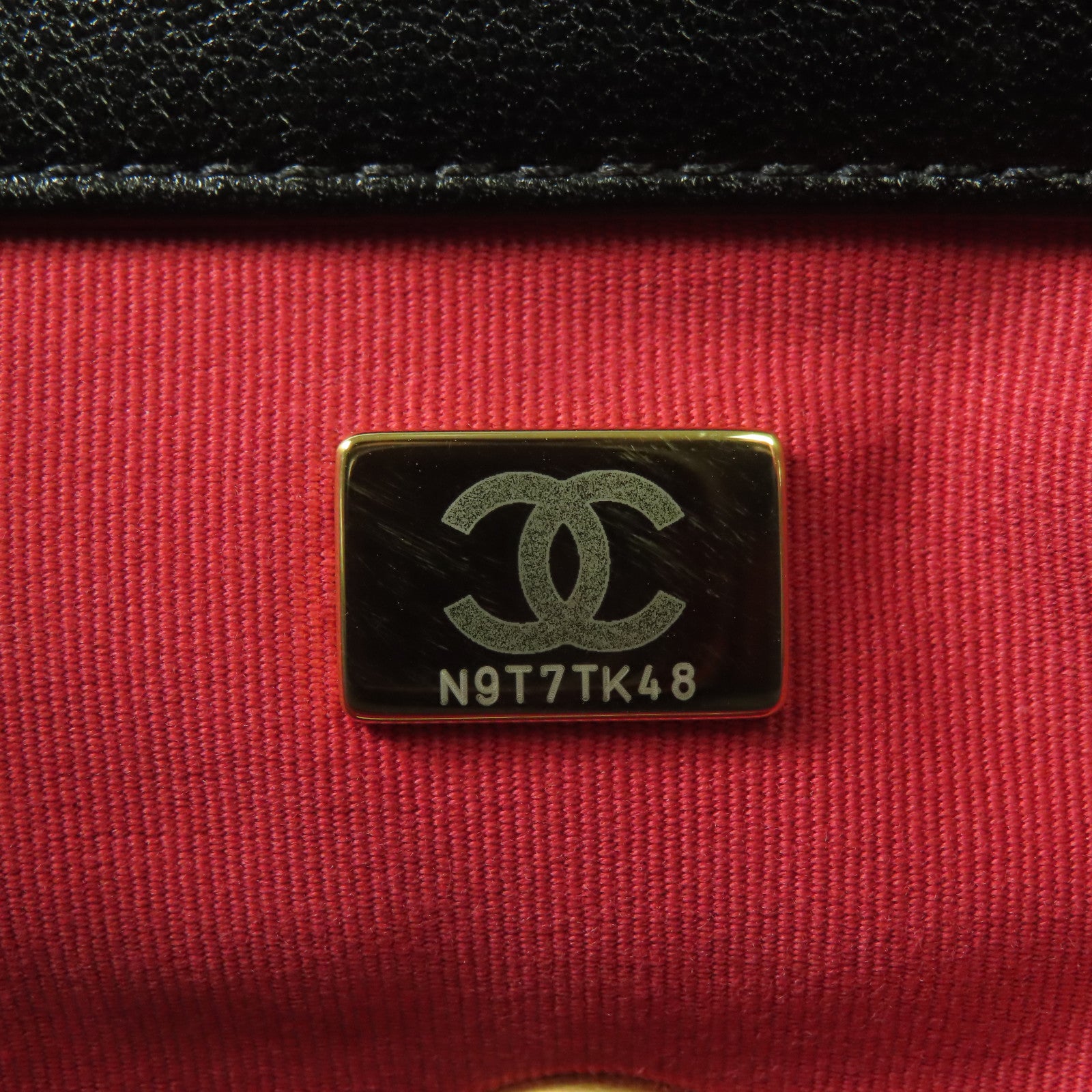 CHANEL 羊皮皮革Chanel 19手挽肩背兩用袋黑色