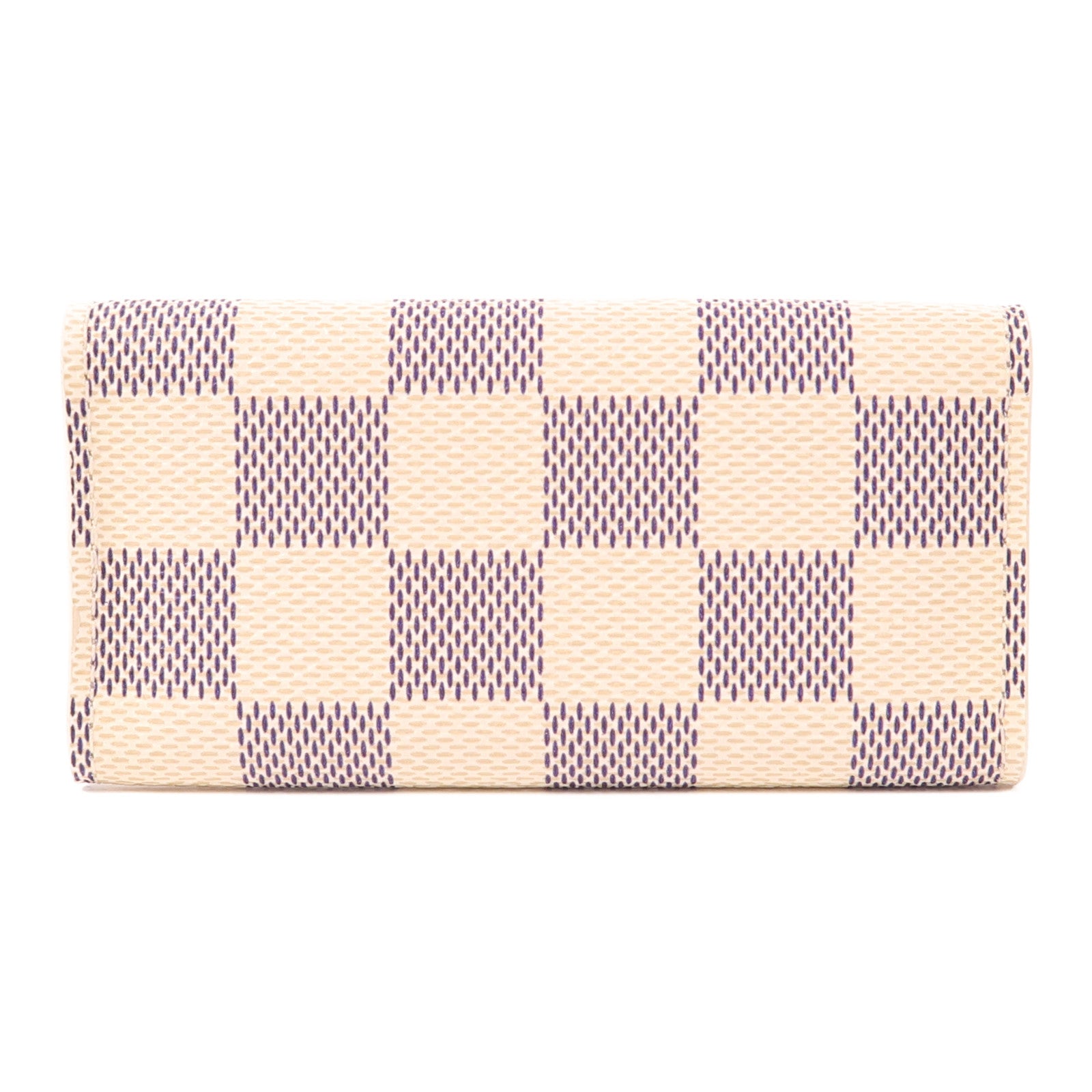 LOUIS VUITTON Damier Azur Key Holder金扣鑰匙套