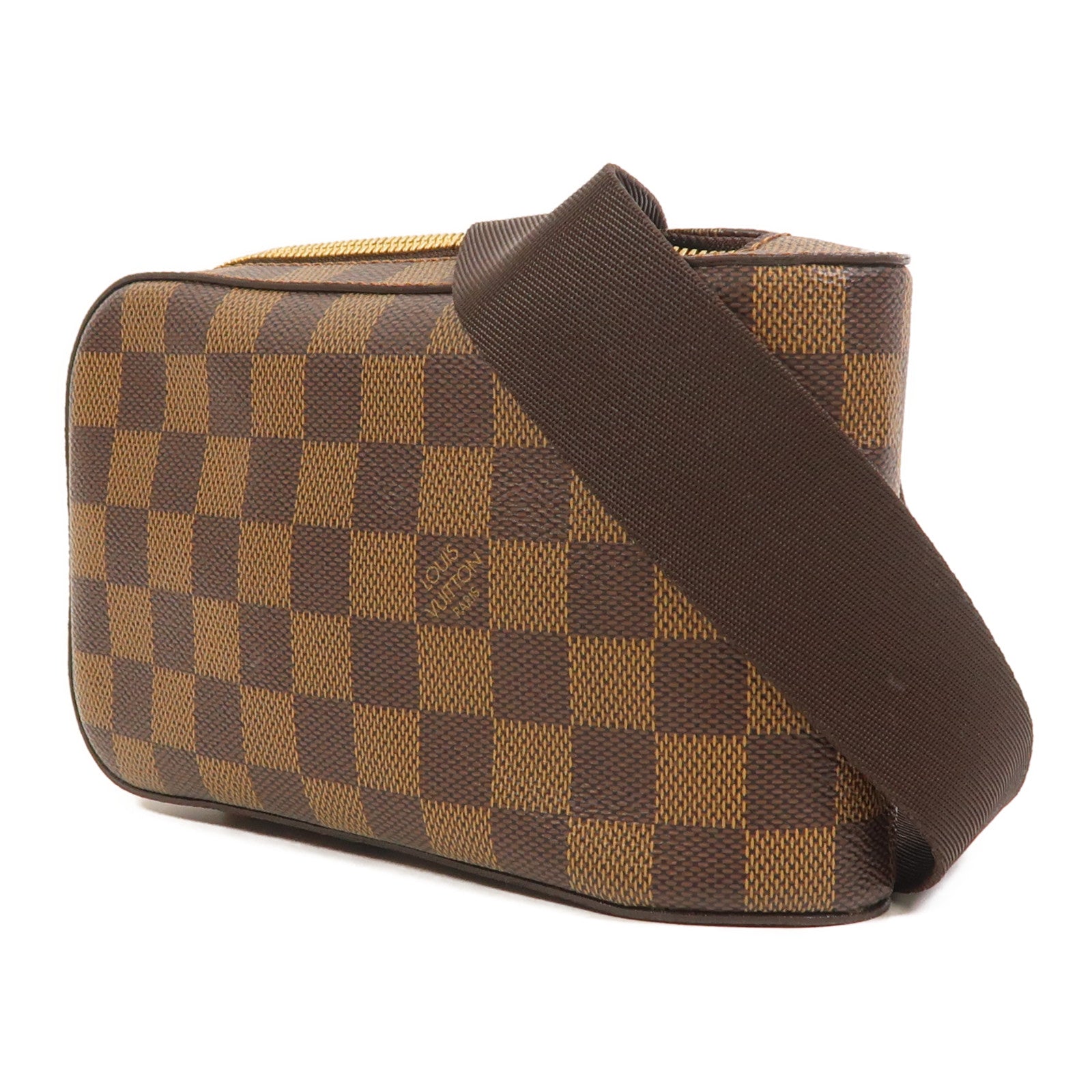 LOUIS VUITTON Damier Geronimos金扣腰包