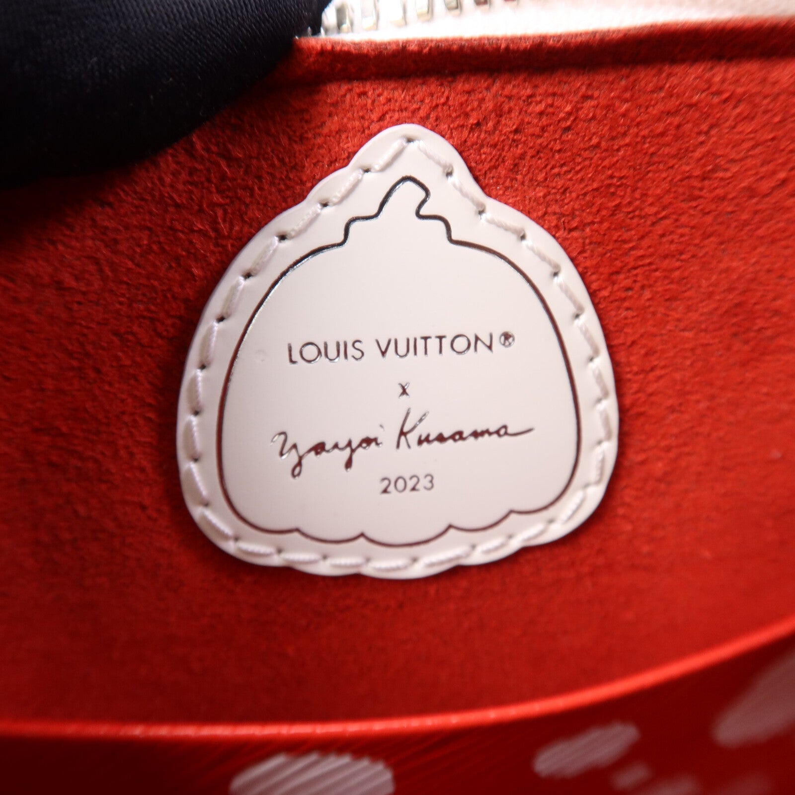 LOUIS VUITTON Epi Alma BB x Yayoi Kusama銀扣手挽肩背兩用袋