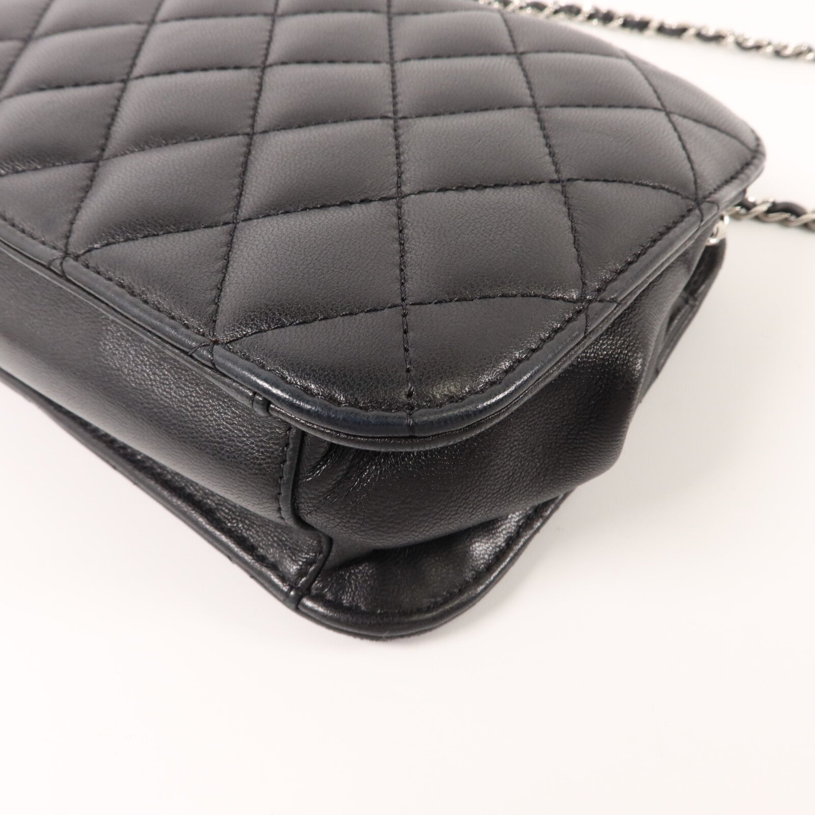 CHANEL 羊皮皮革Chain Shoulder鏈帶肩背袋