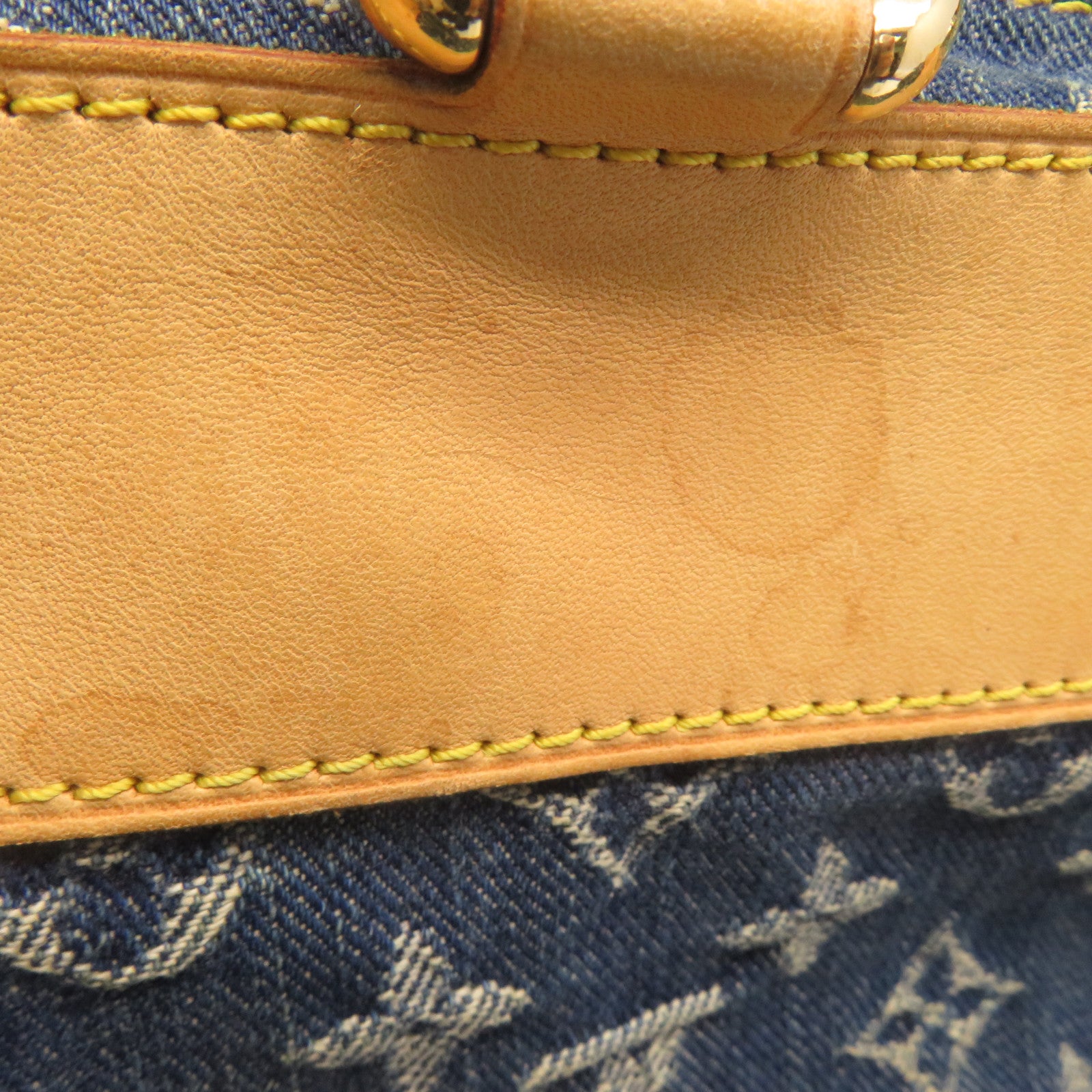 LOUIS VUITTON Monogram Denim Neo Speedy金扣手挽袋藍色