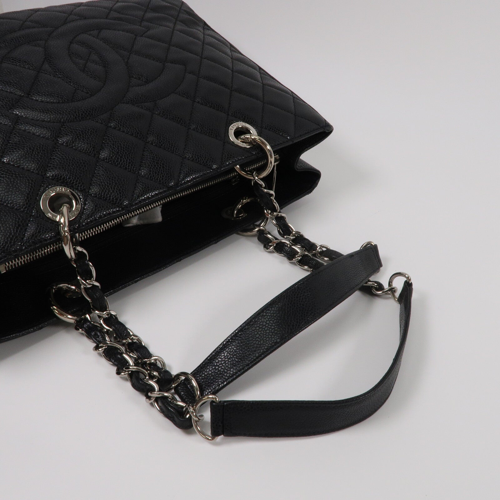 CHANEL 牛皮皮革GST手挽袋