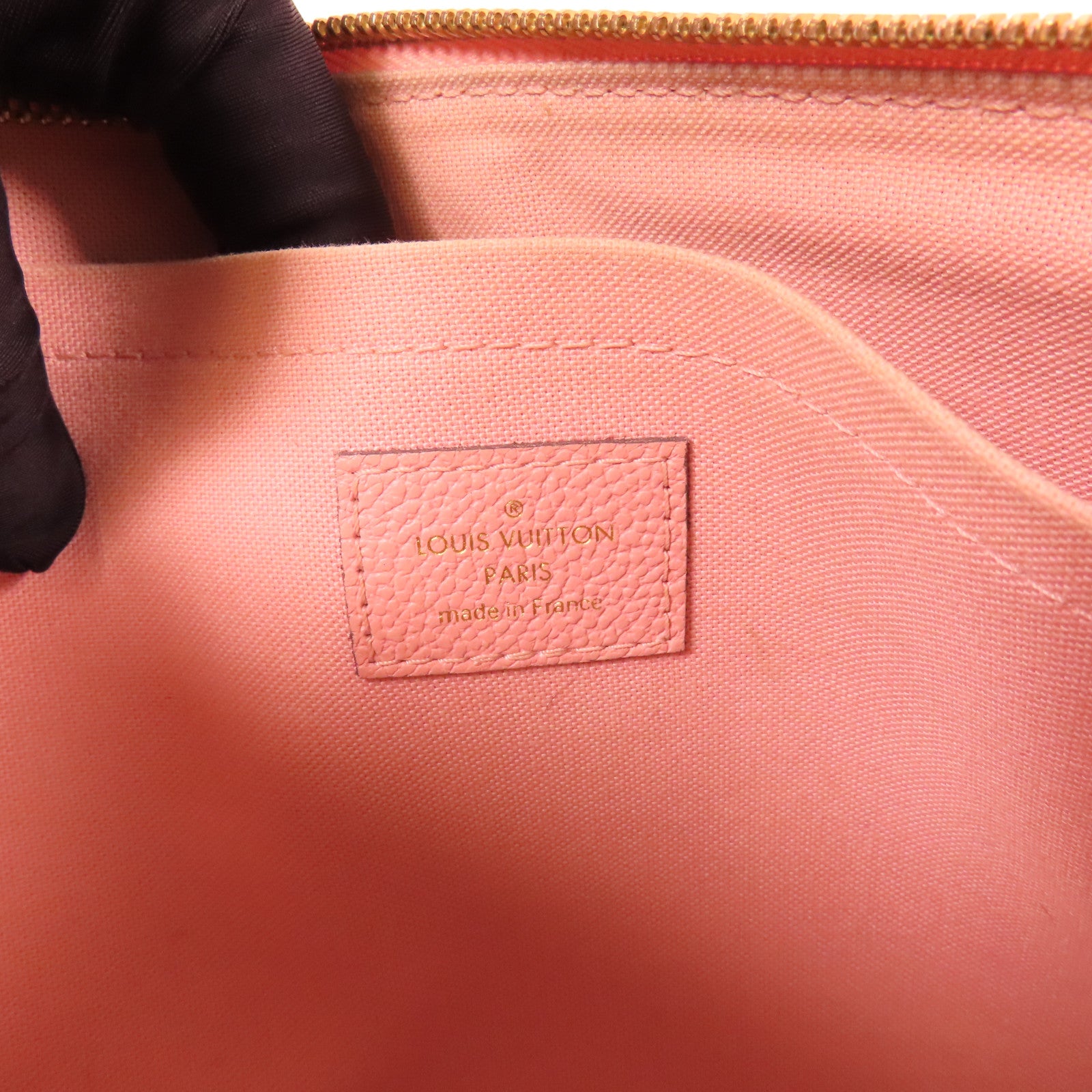 LOUIS VUITTON LV GHW Daily Pouch Clutch Bag M62938 Monogram Empreinte Pink