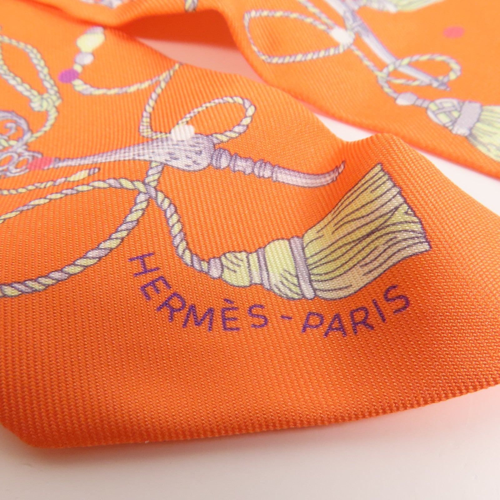 HERMES 絲質Twilly Scarf絲巾