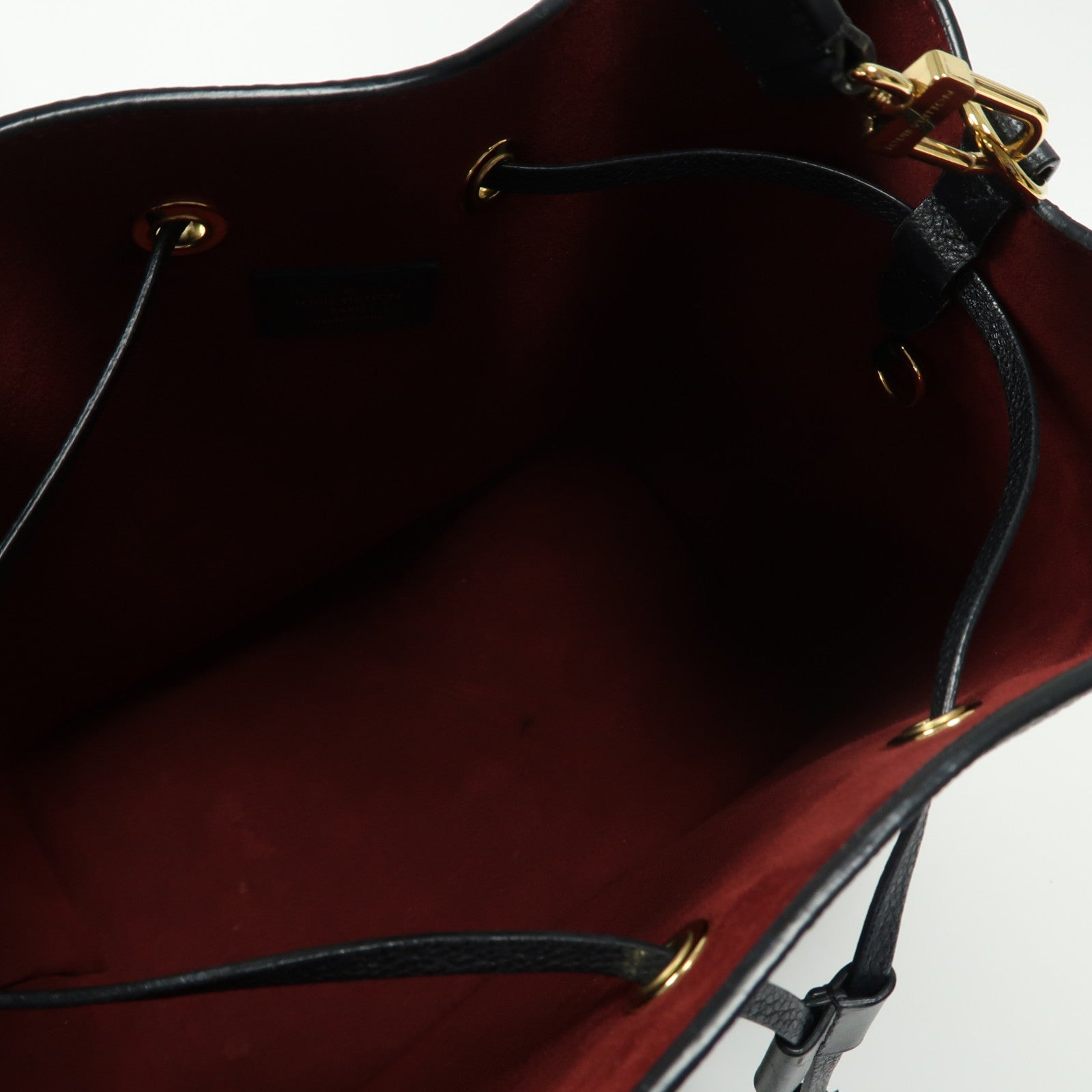 LOUIS VUITTON 【激減優惠】Monogram Empreinte NeoNoe MM金扣手挽肩背兩用袋黑色